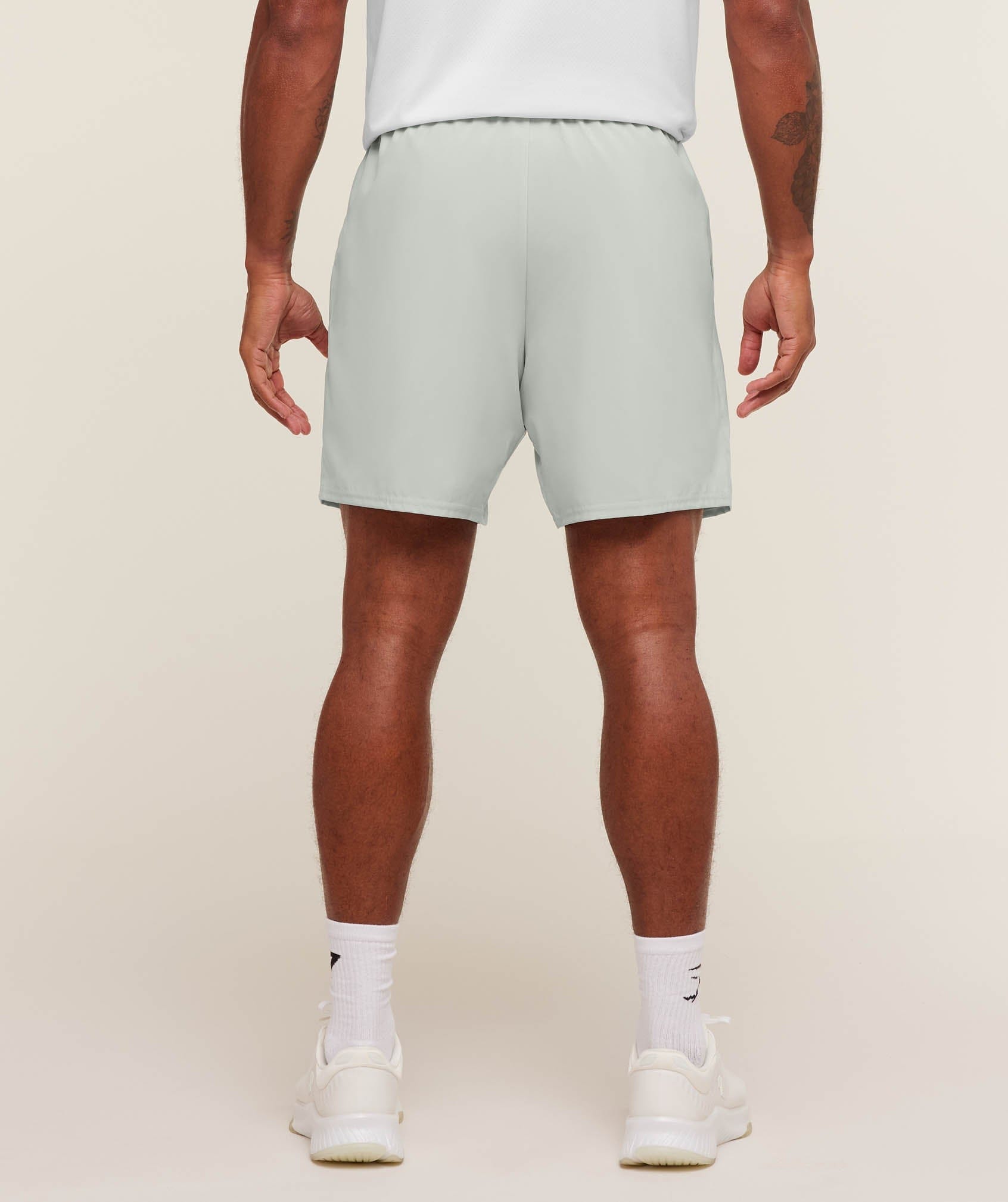 Gymshark Conditioning 7" Shorts - Light Grey