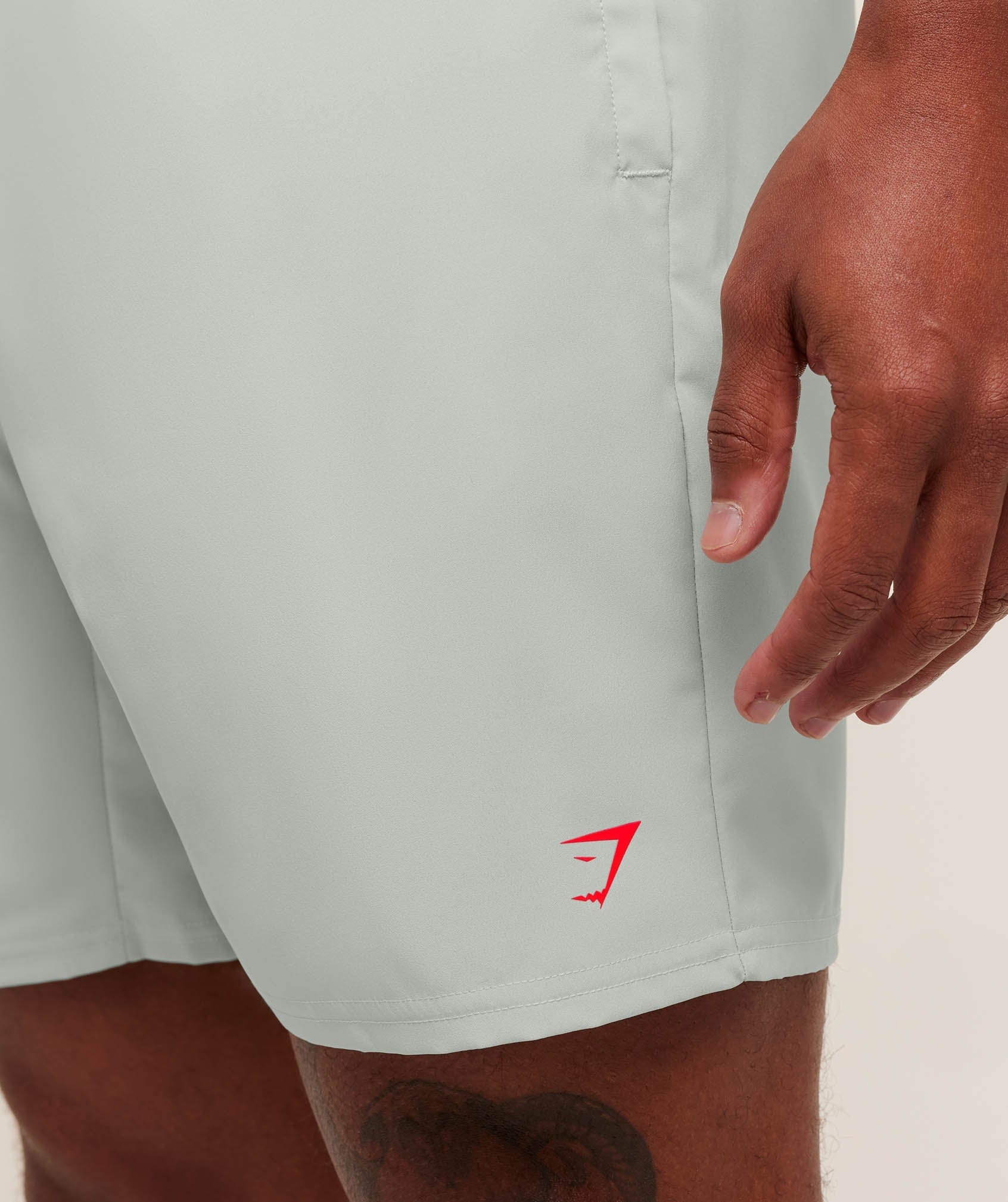 Gymshark Conditioning 7" Shorts - Light Grey