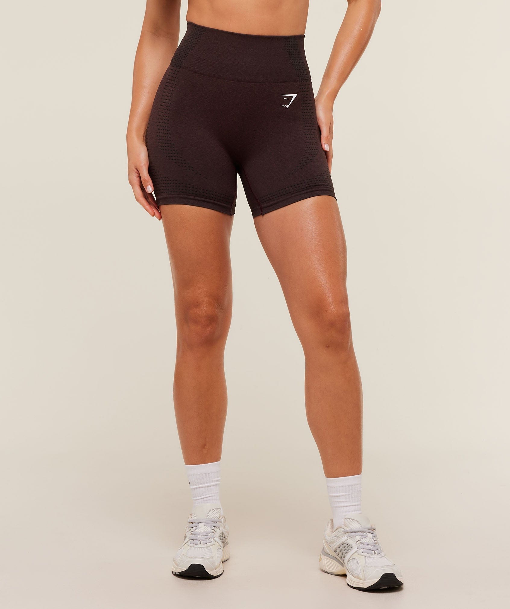 Gymshark Vital Shorts - Rich Maroon/Marl