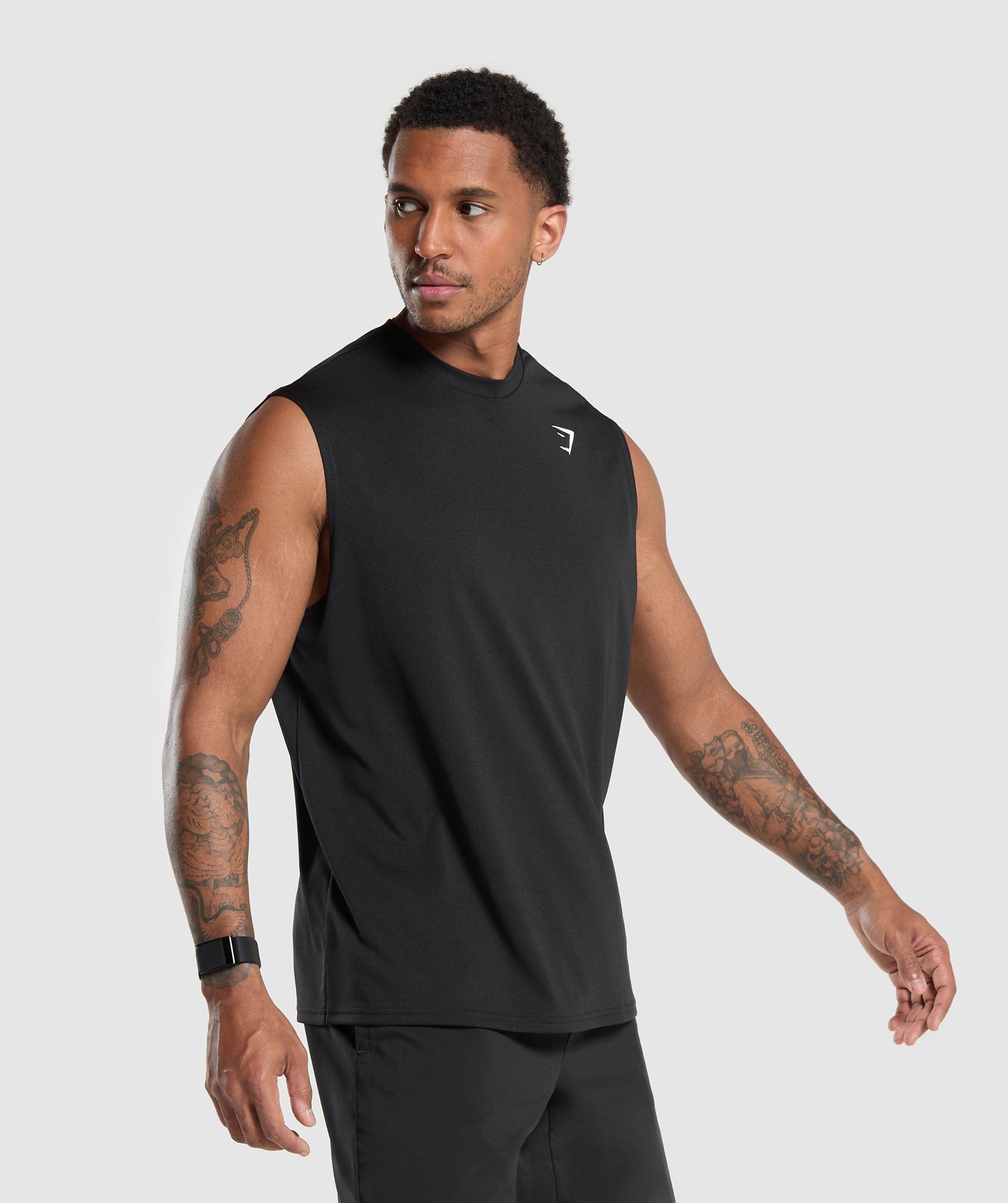 Gymshark Arrival Oversized Tank - Black