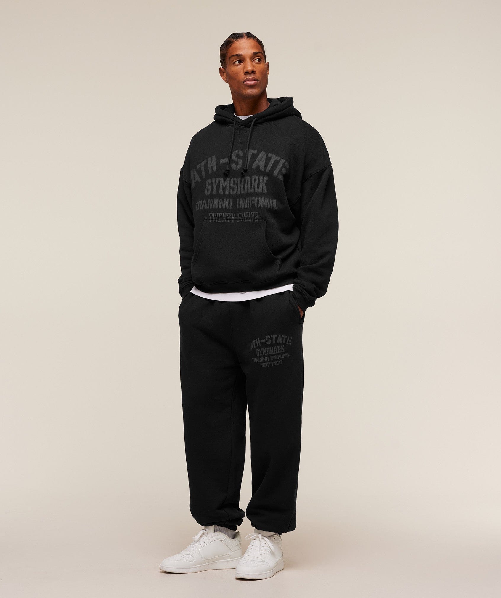 Gymshark Collegiate Joggers - Black