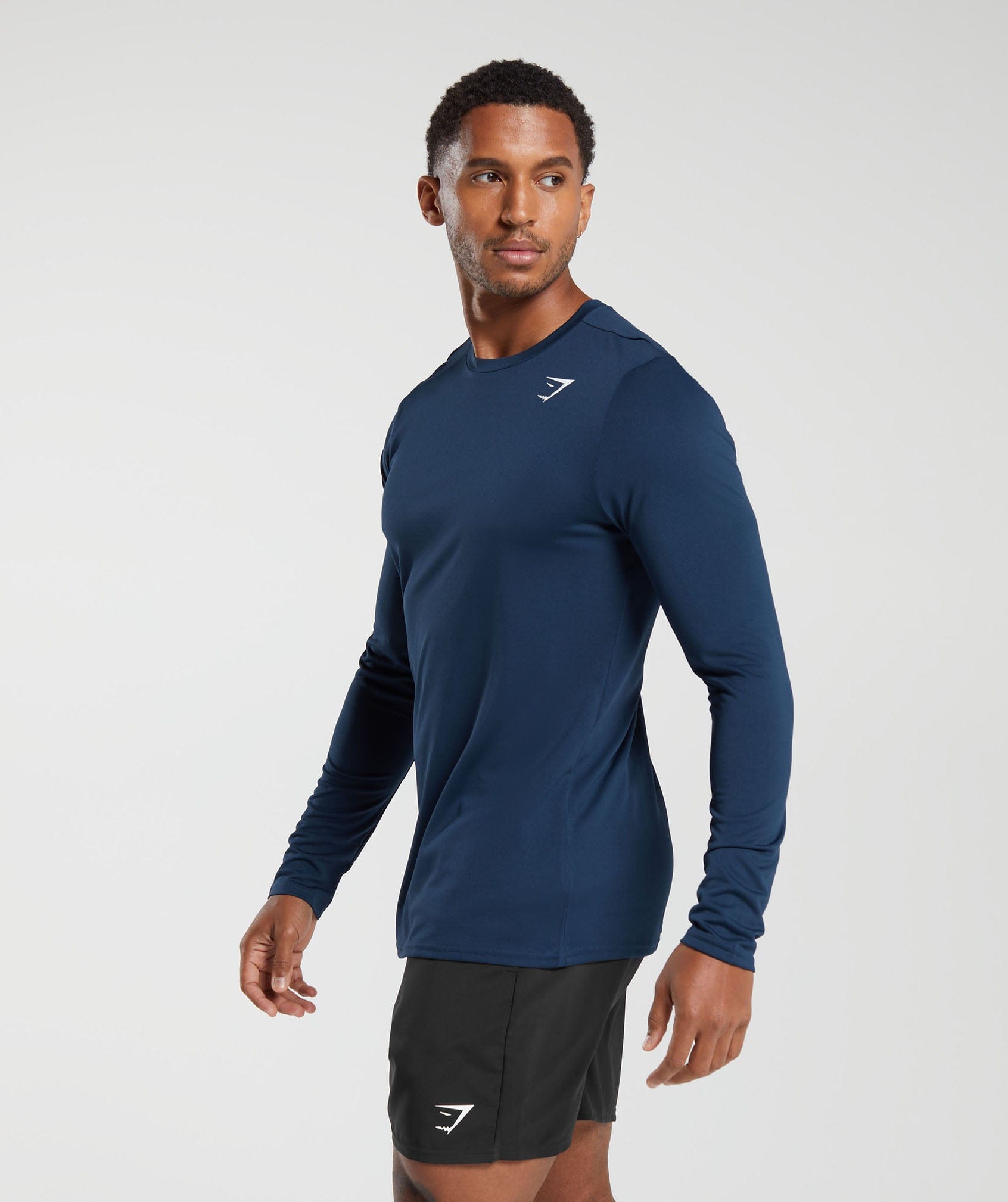 Gymshark Arrival Long Sleeve T-Shirt - Navy