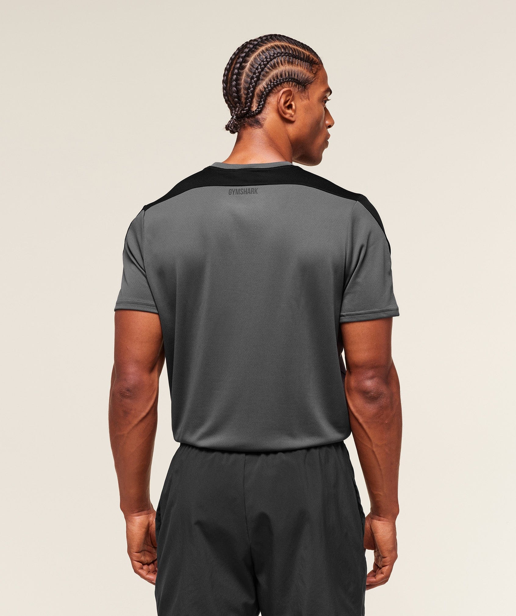 Gymshark Arrival Block T-Shirt - Dark Grey