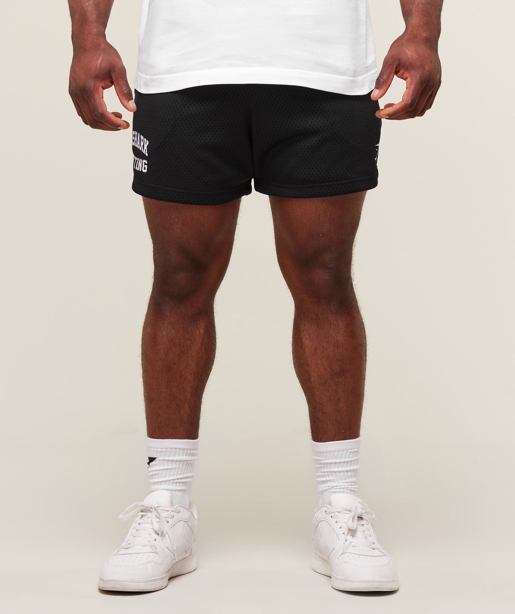 Gymshark Lifting Mesh 5" Shorts - Black