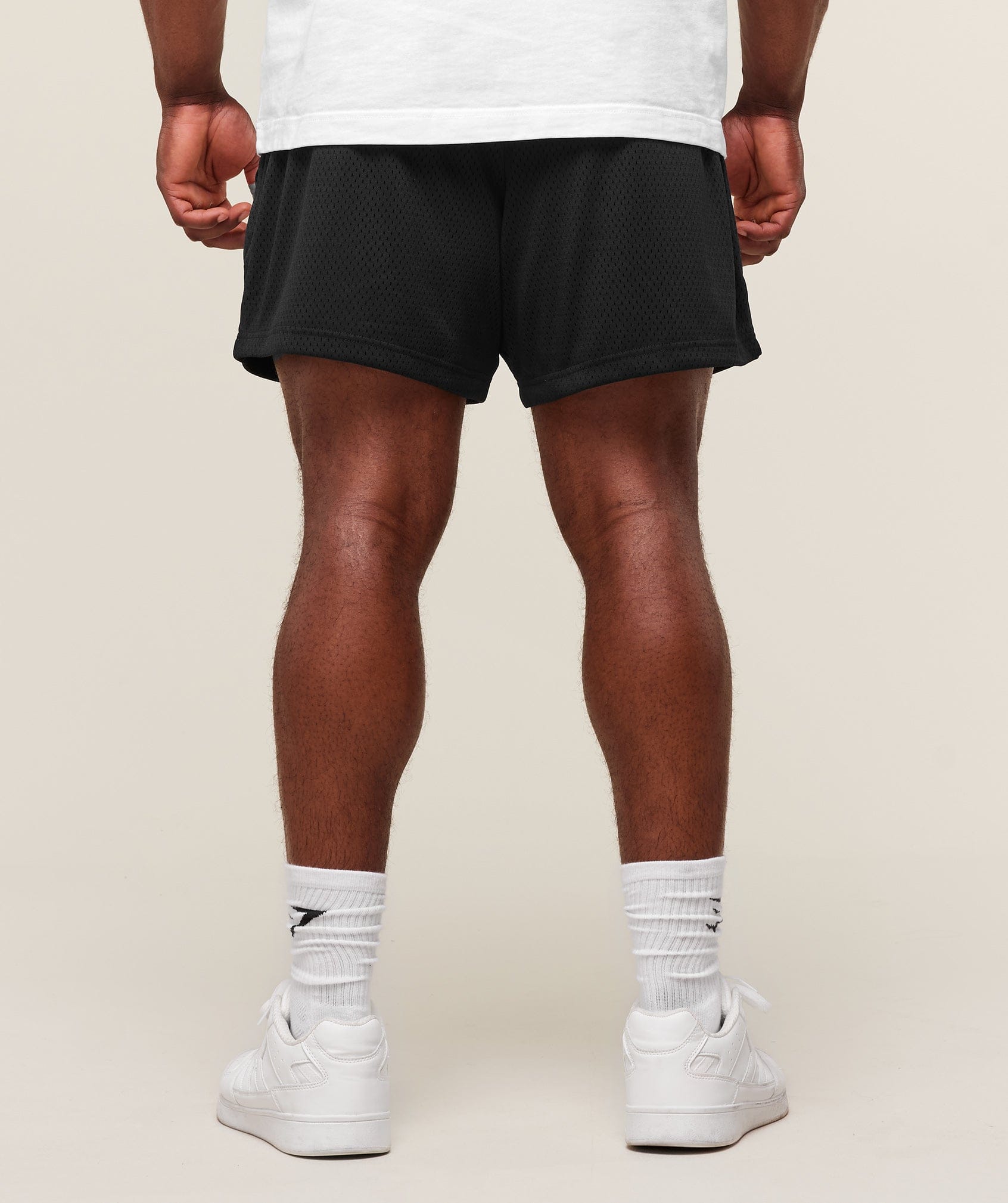 Gymshark Lifting Mesh 5" Shorts - Black