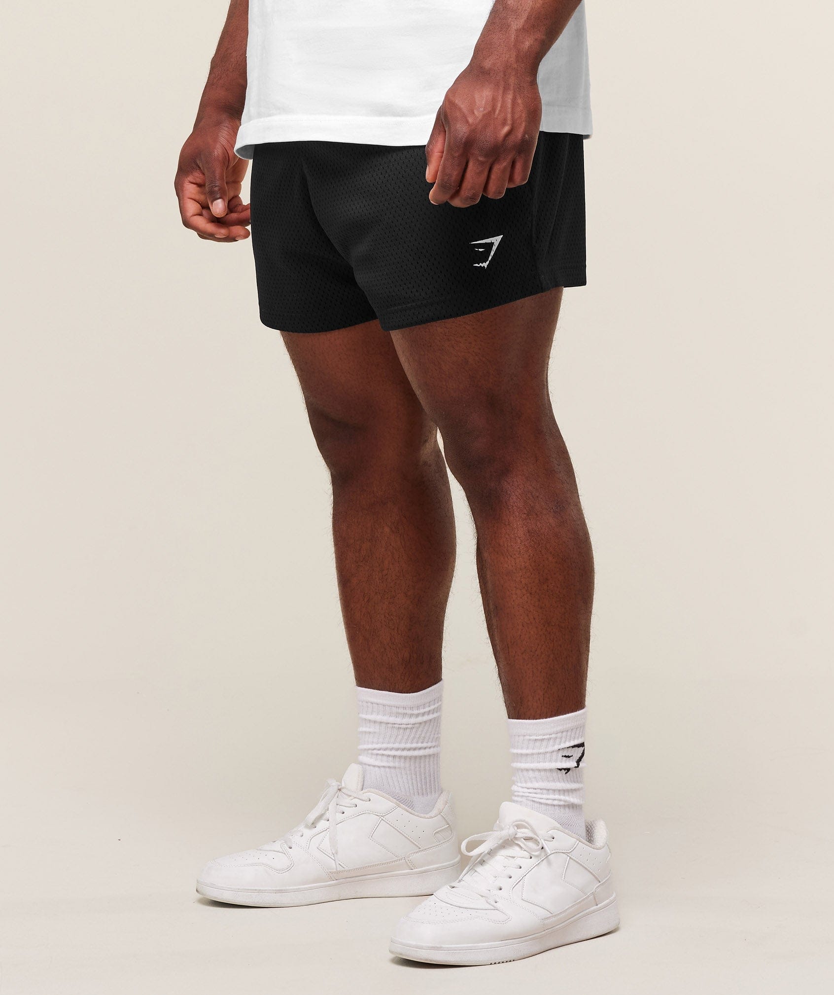 Gymshark Lifting Mesh 5" Shorts - Black