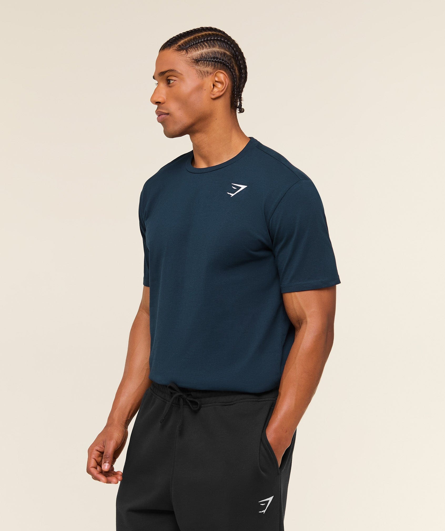 Gymshark Crest T-Shirt - Navy