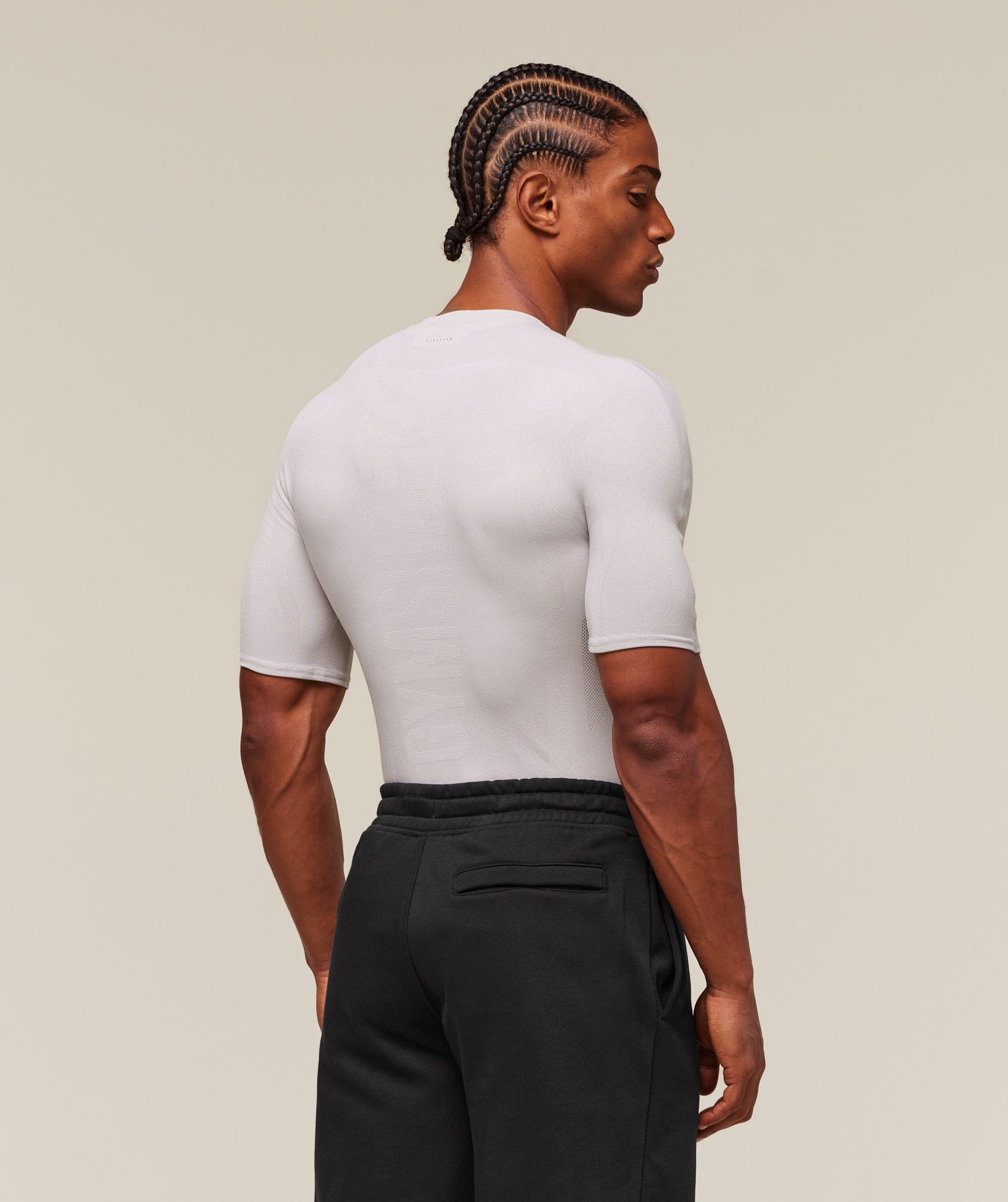 Gymshark everywear Warp Knit T-Shirt - Tame Grey