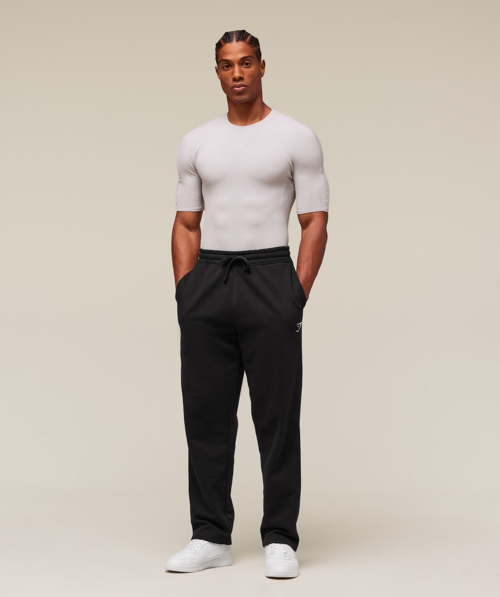 Gymshark everywear Warp Knit T-Shirt - Tame Grey