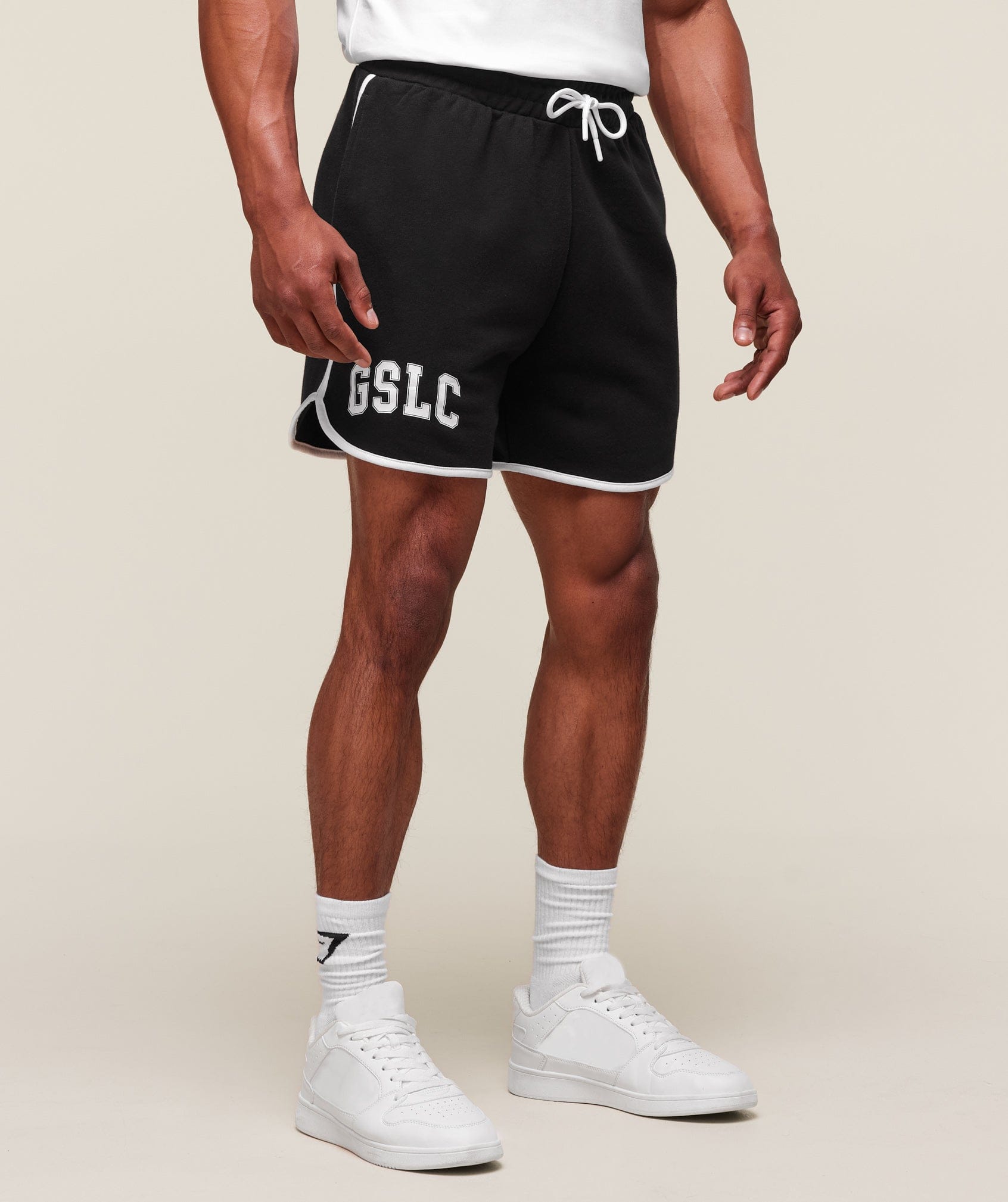 Gymshark GSLC Contrast 5" Shorts - Black/White
