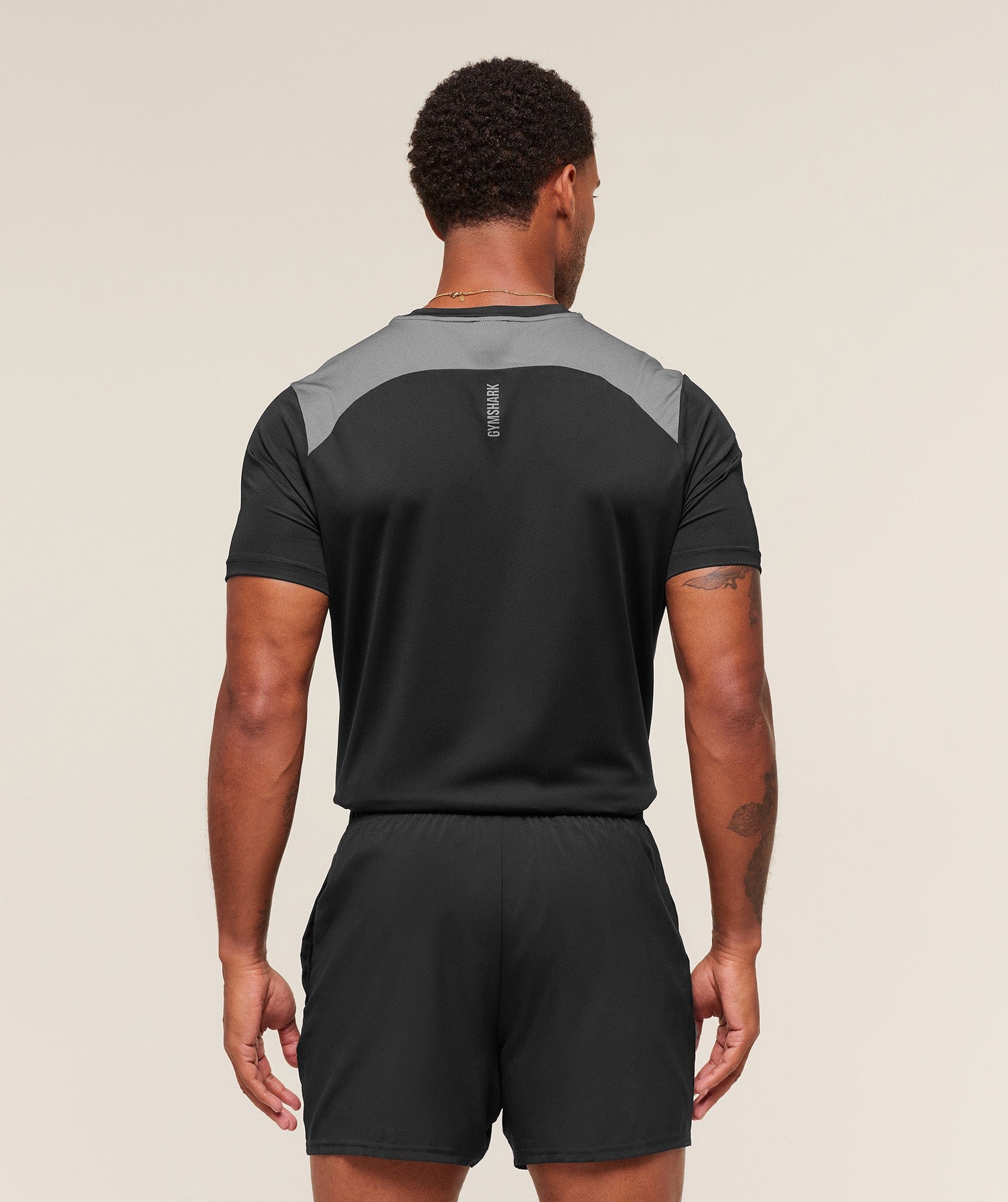 Gymshark Sport T-Shirt - Black/Dark Grey