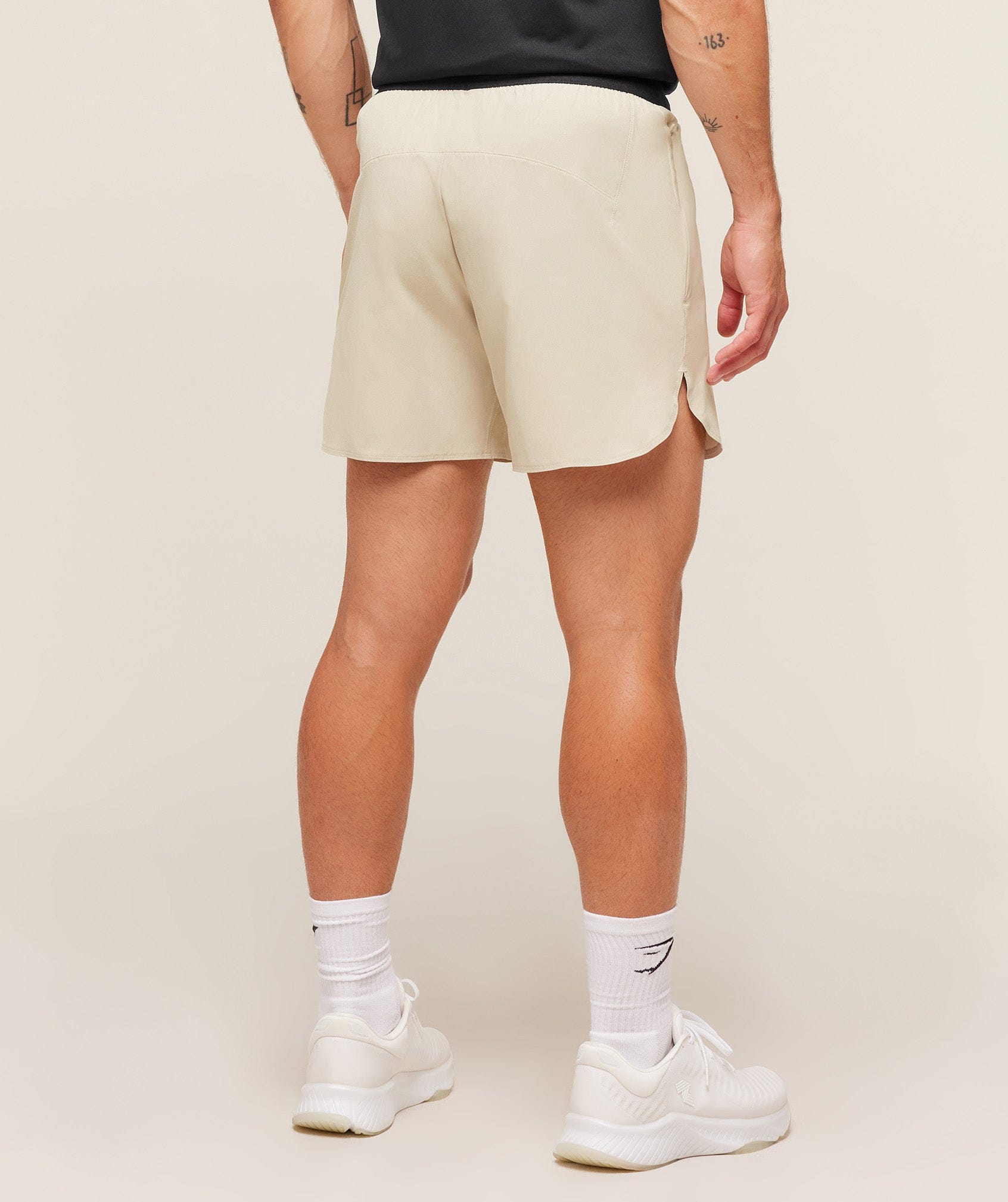 Gymshark Fit Repeat 6" Shorts - Pebble Grey