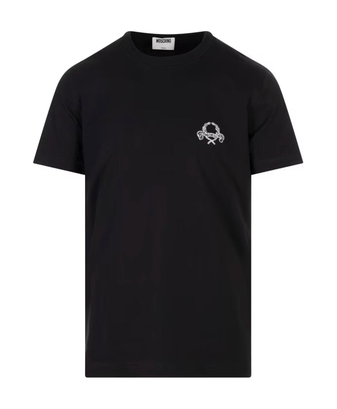 Moschino Black Cotton T-shirt