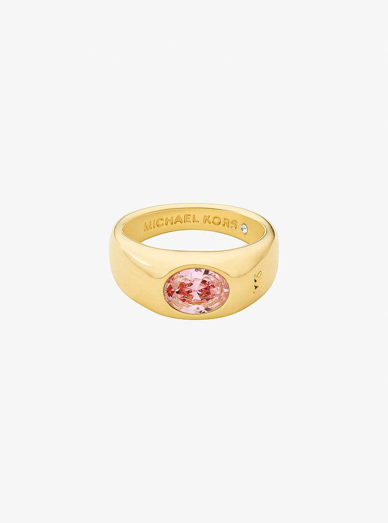 Oval Stone Signet Ring