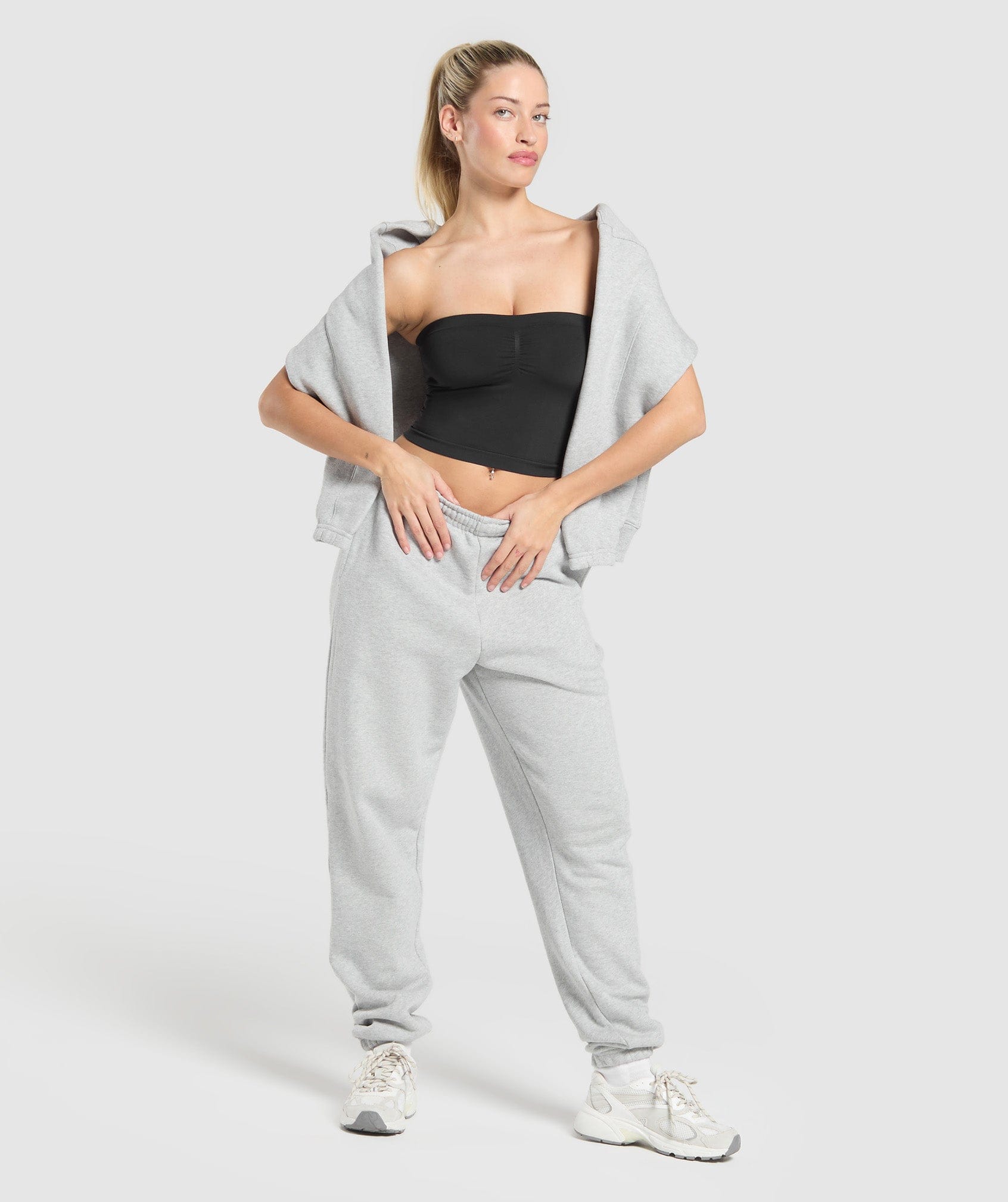 Gymshark Everyday Seamless Midi Tube Top - Black