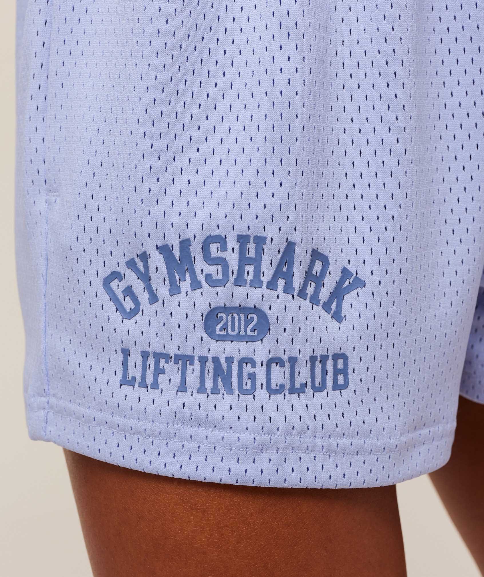 Gymshark Lifting Club Mesh Shorts - Peri Blue