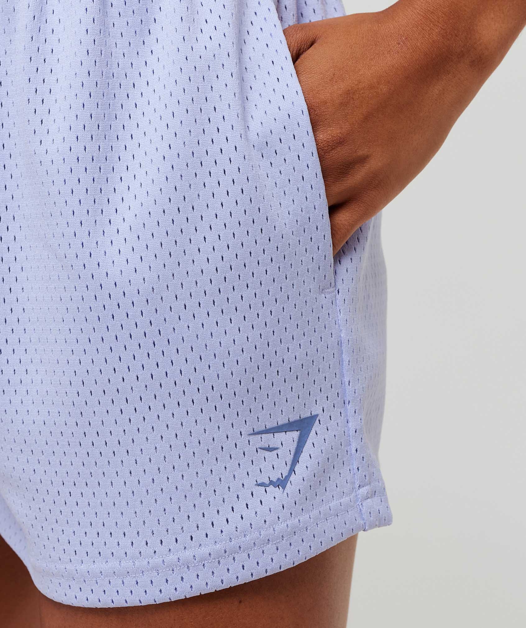 Gymshark Lifting Club Mesh Shorts - Peri Blue