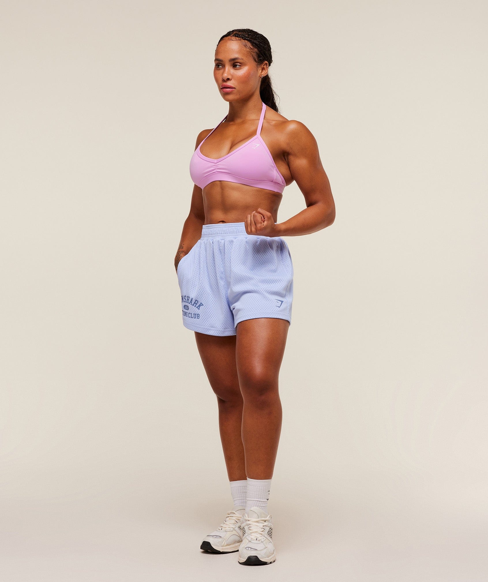 Gymshark Lifting Club Mesh Shorts - Peri Blue