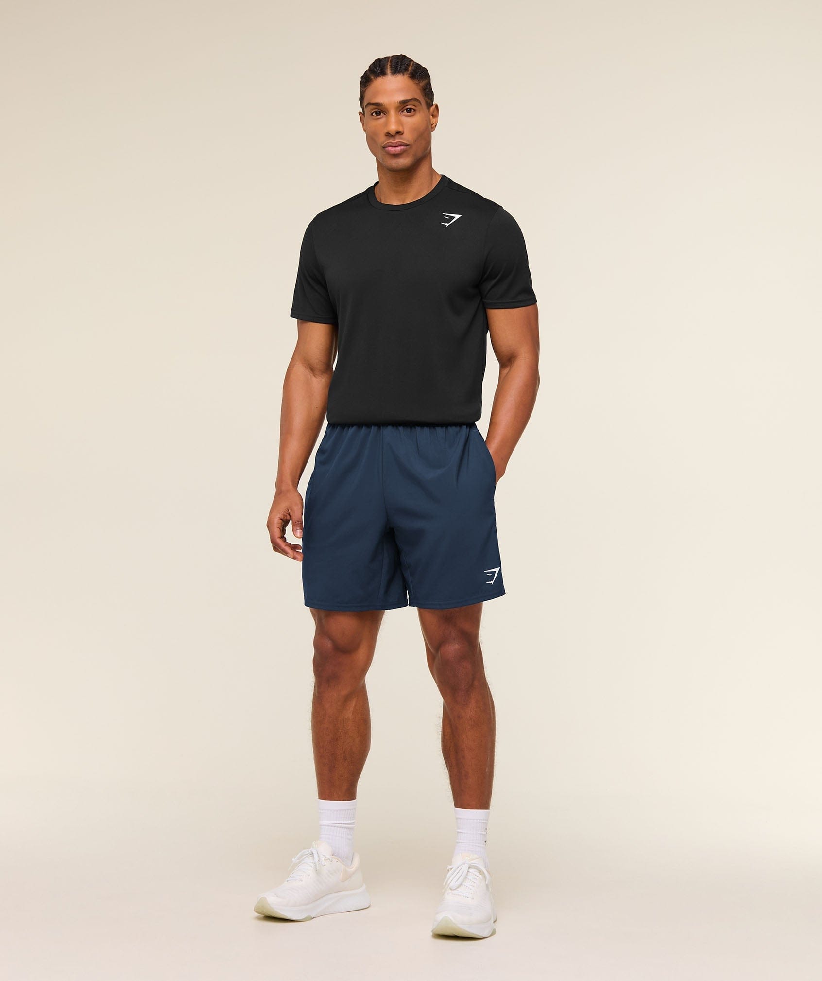 Gymshark Arrival 7" Shorts - Navy