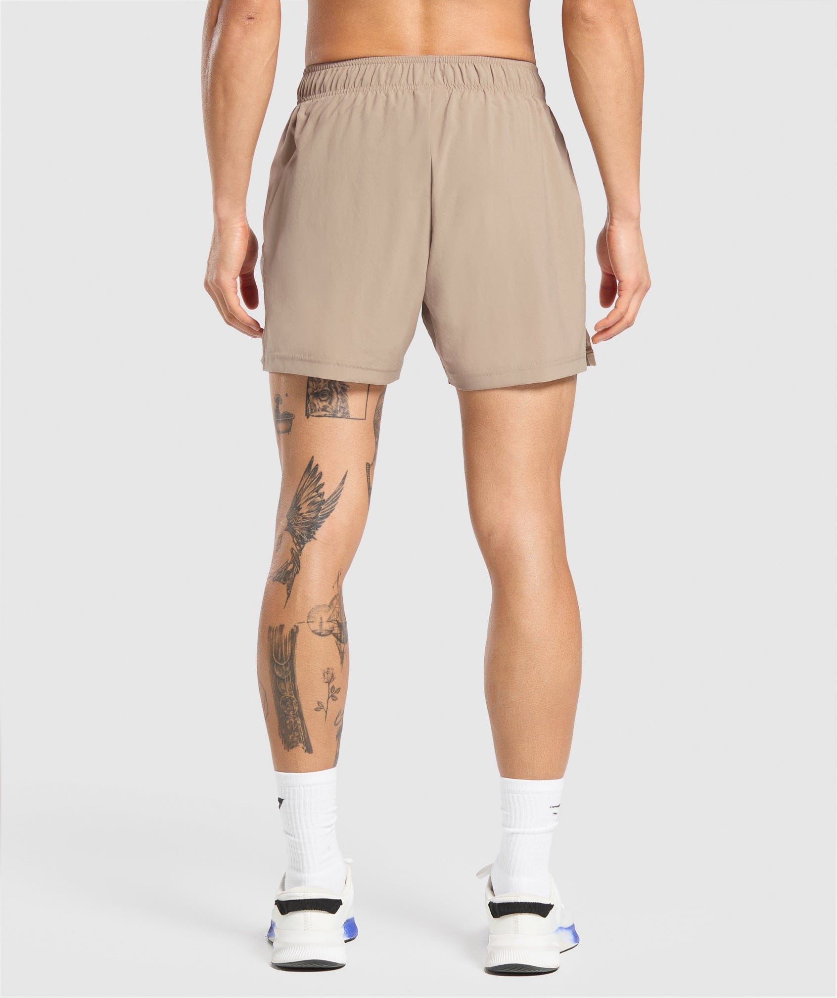Gymshark Sport 5" Shorts - Cement Brown/Pebble Grey