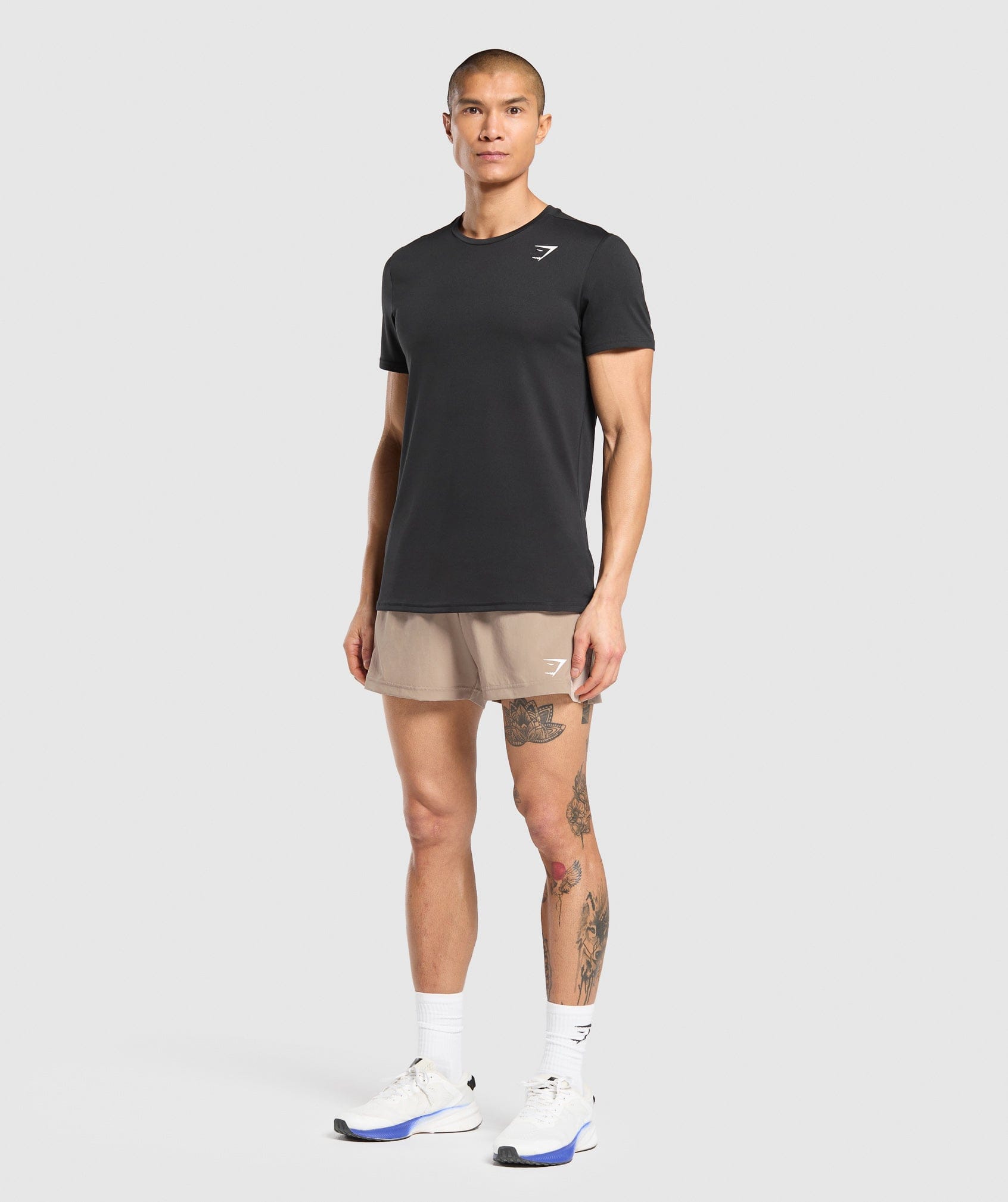 Gymshark Sport 5" Shorts - Cement Brown/Pebble Grey