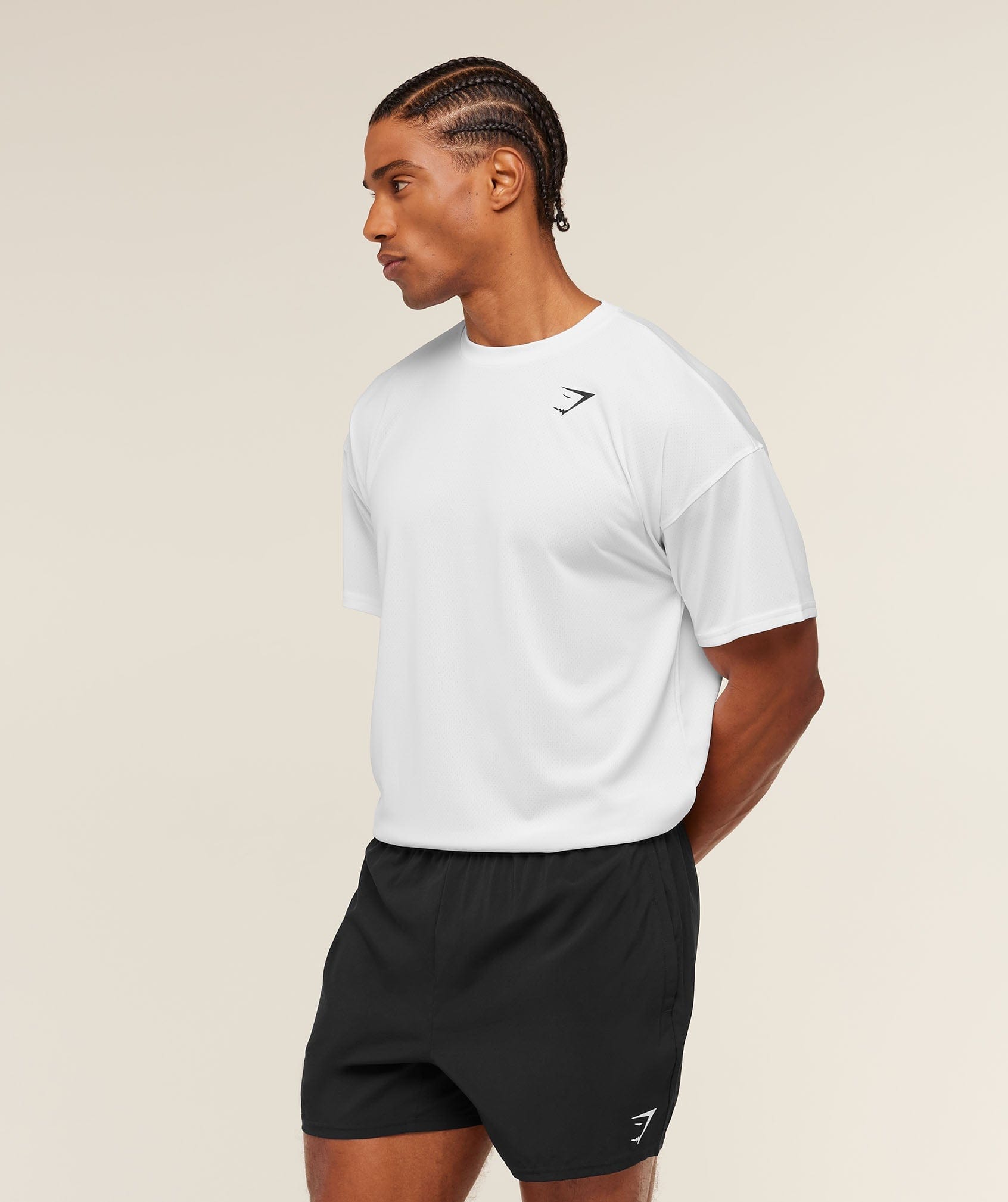 Gymshark Oversized Performance T-Shirt - White