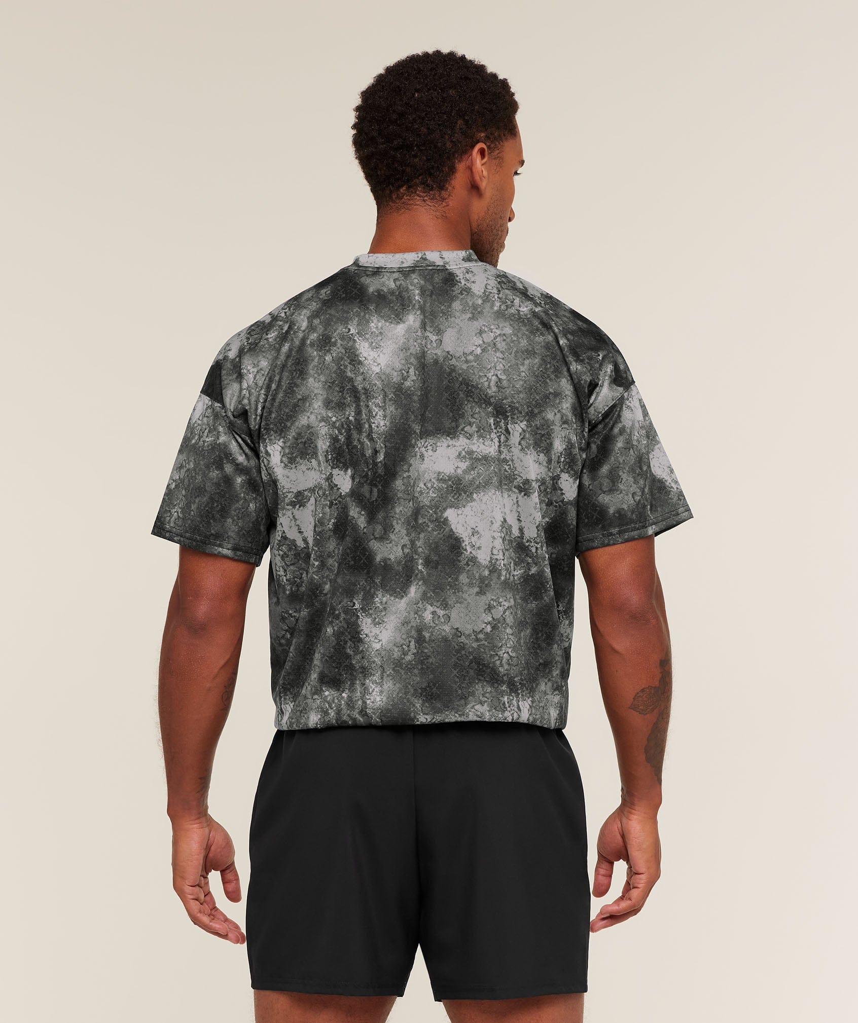 Gymshark Arrival Oversized T-Shirt - Smokey Grey