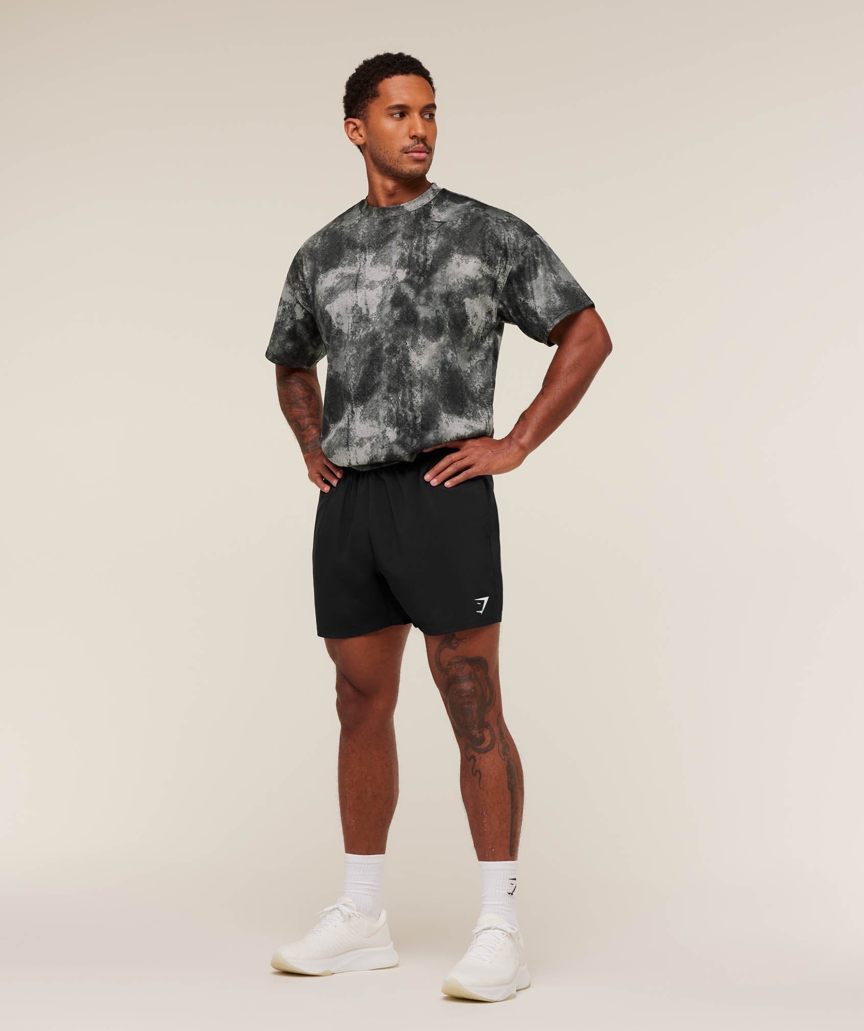 Gymshark Arrival Oversized T-Shirt - Smokey Grey