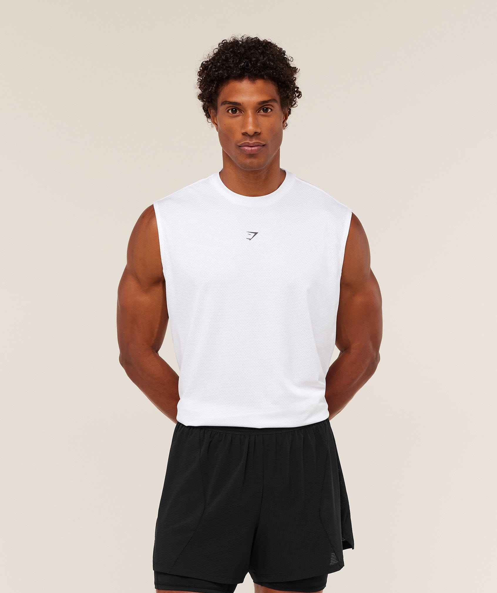 Gymshark Find Your Speed Tank - White