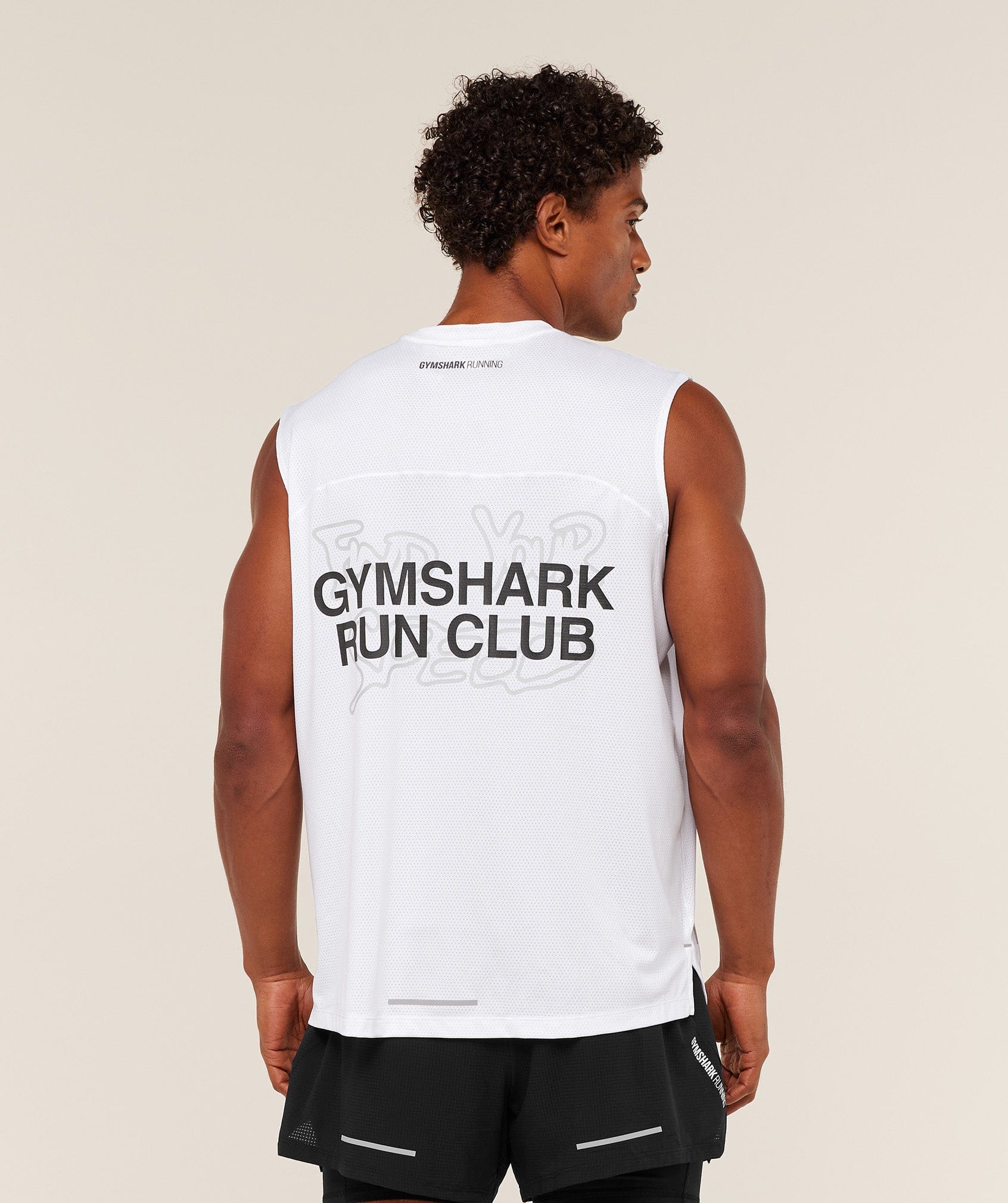 Gymshark Find Your Speed Tank - White