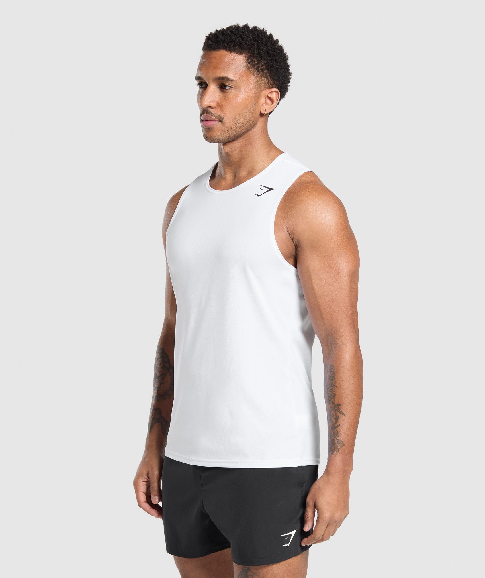 Gymshark Arrival Tank - White