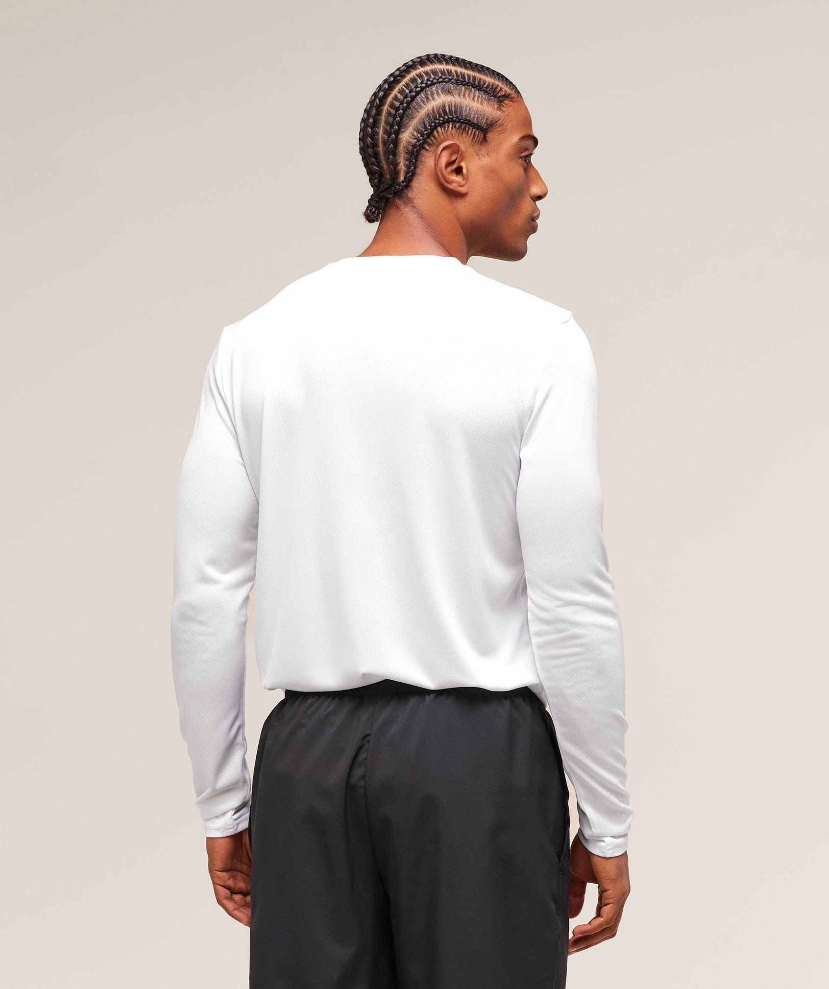 Gymshark Arrival Long Sleeve T-Shirt - White
