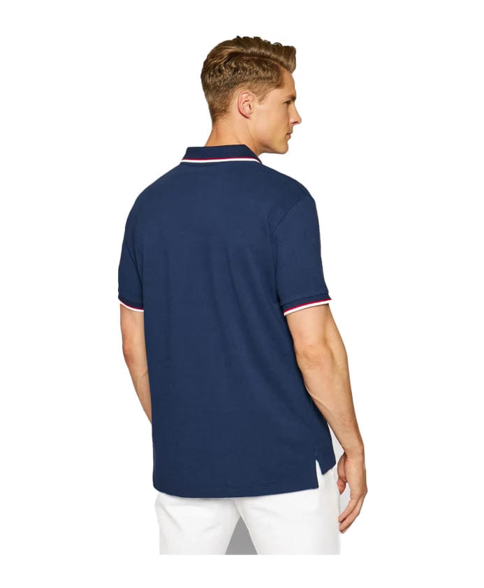 Polo Ralph Lauren Blue Cotton Polo with Button Fastening