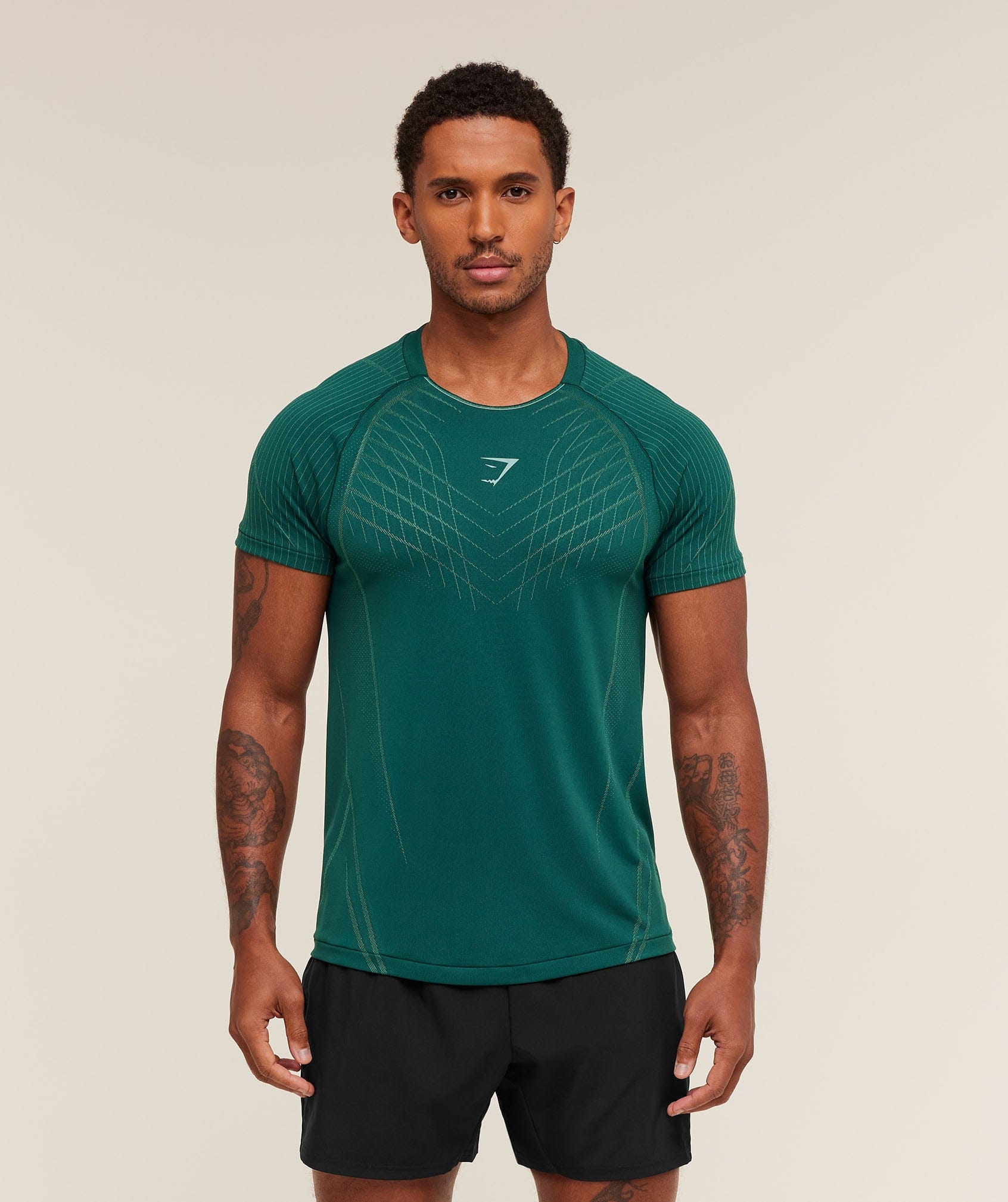 Gymshark Apex Seamless T-Shirt - Weighted Teal/Muted Teal