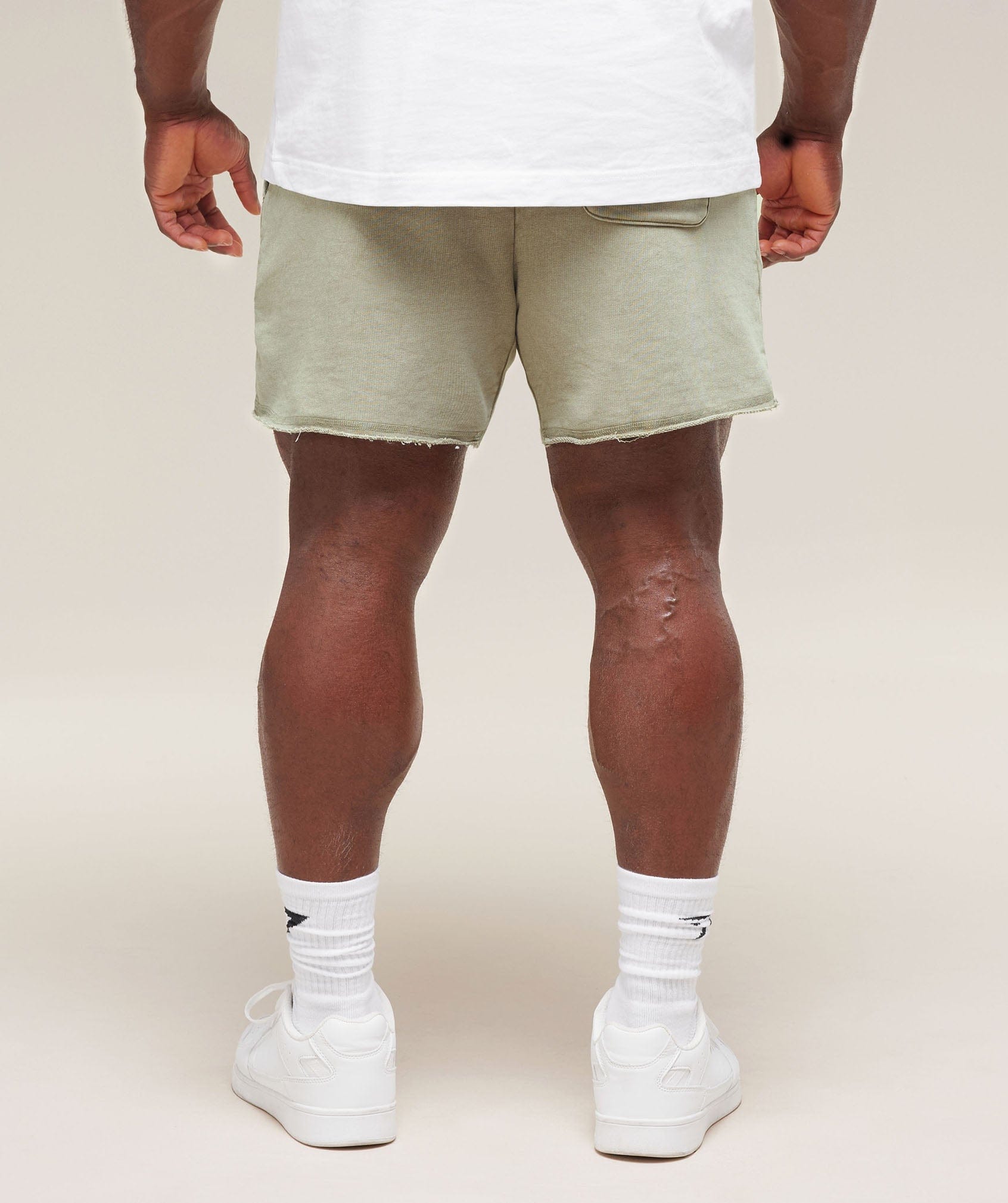 Gymshark Heritage 5" Shorts - Stone Grey
