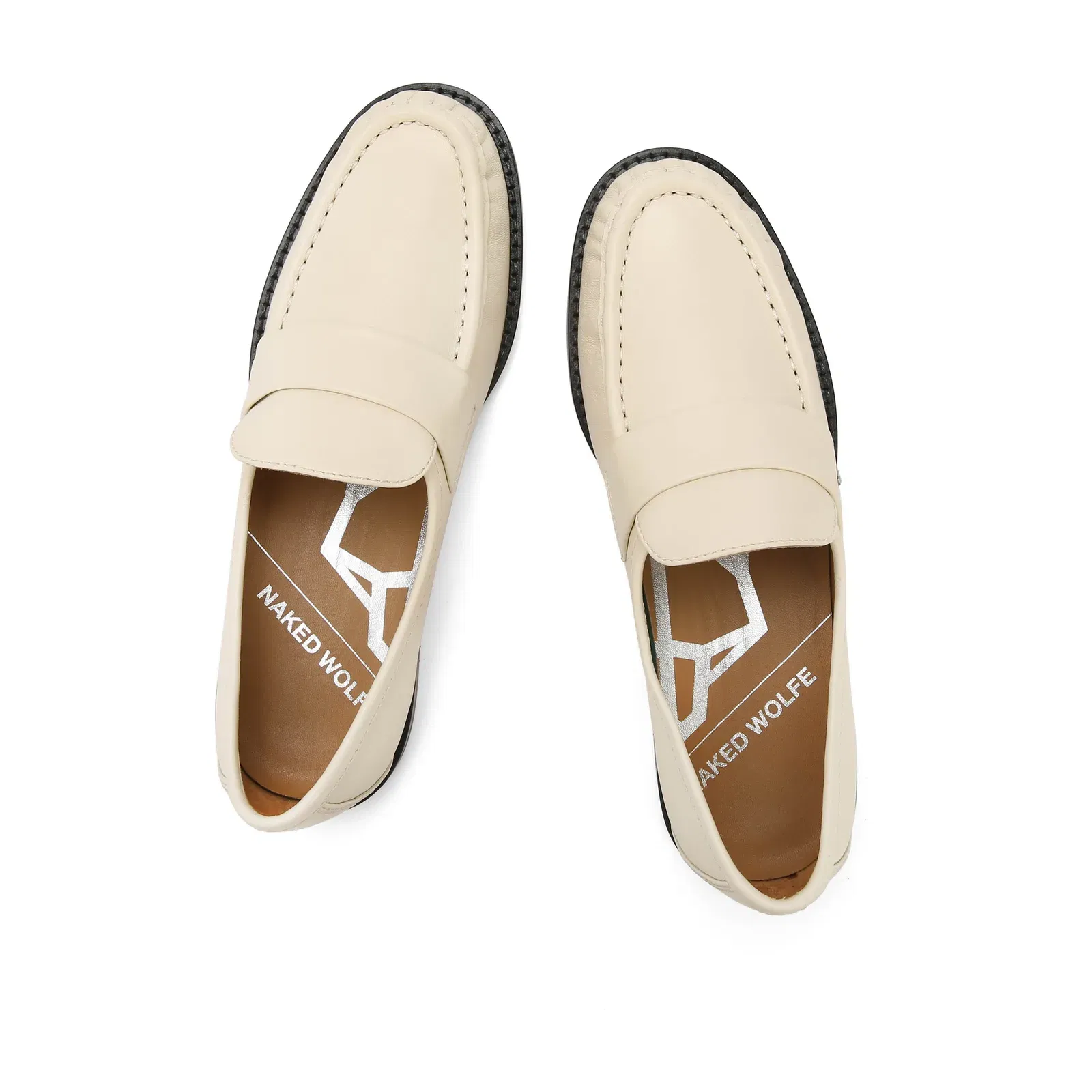 Goldie Ivory Leather