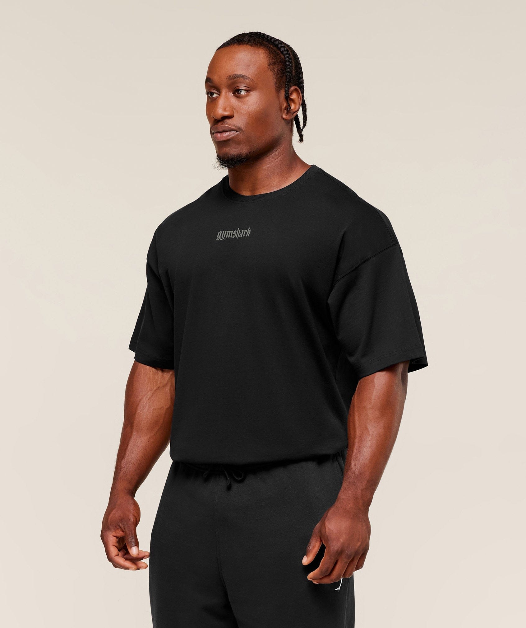 Gymshark Olde English T-Shirt - Black