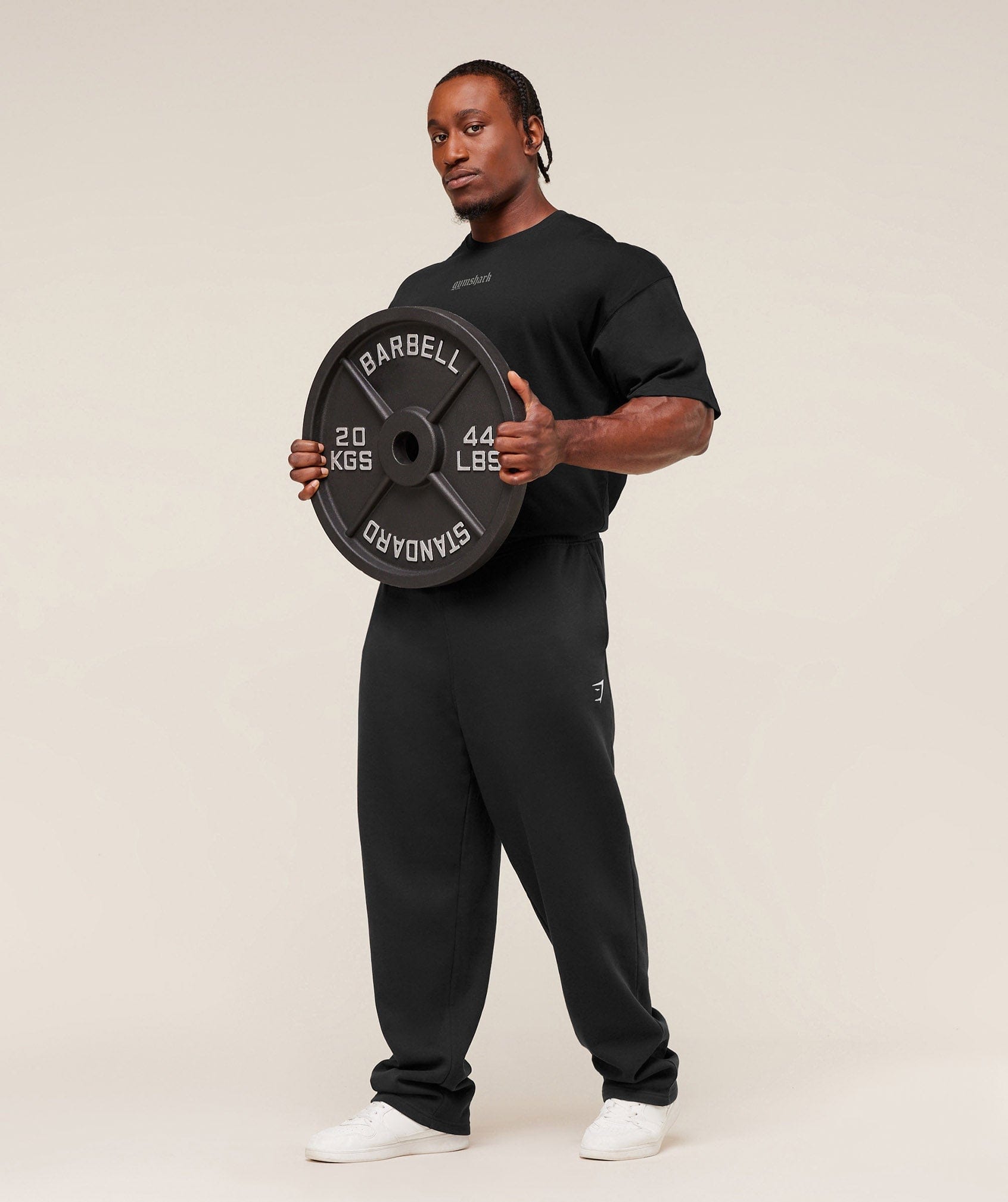 Gymshark Olde English T-Shirt - Black