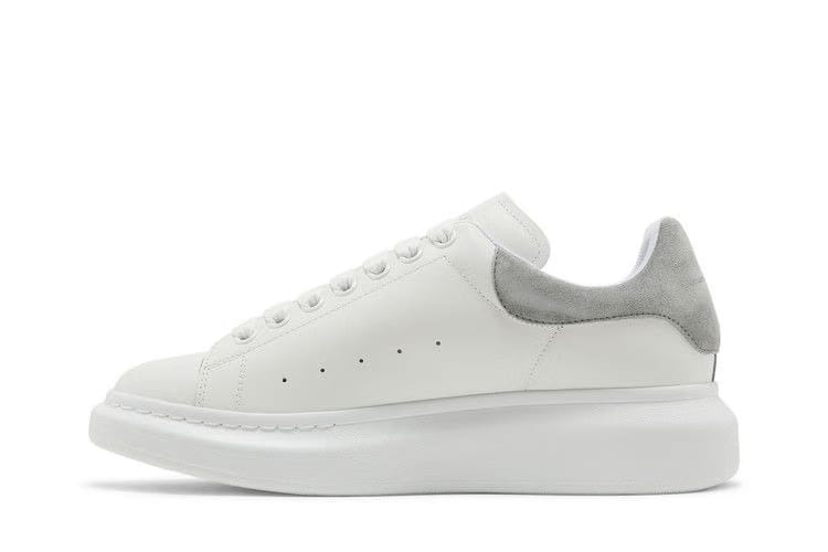 Alexander McQueen Oversized Sneaker White Grey Suede