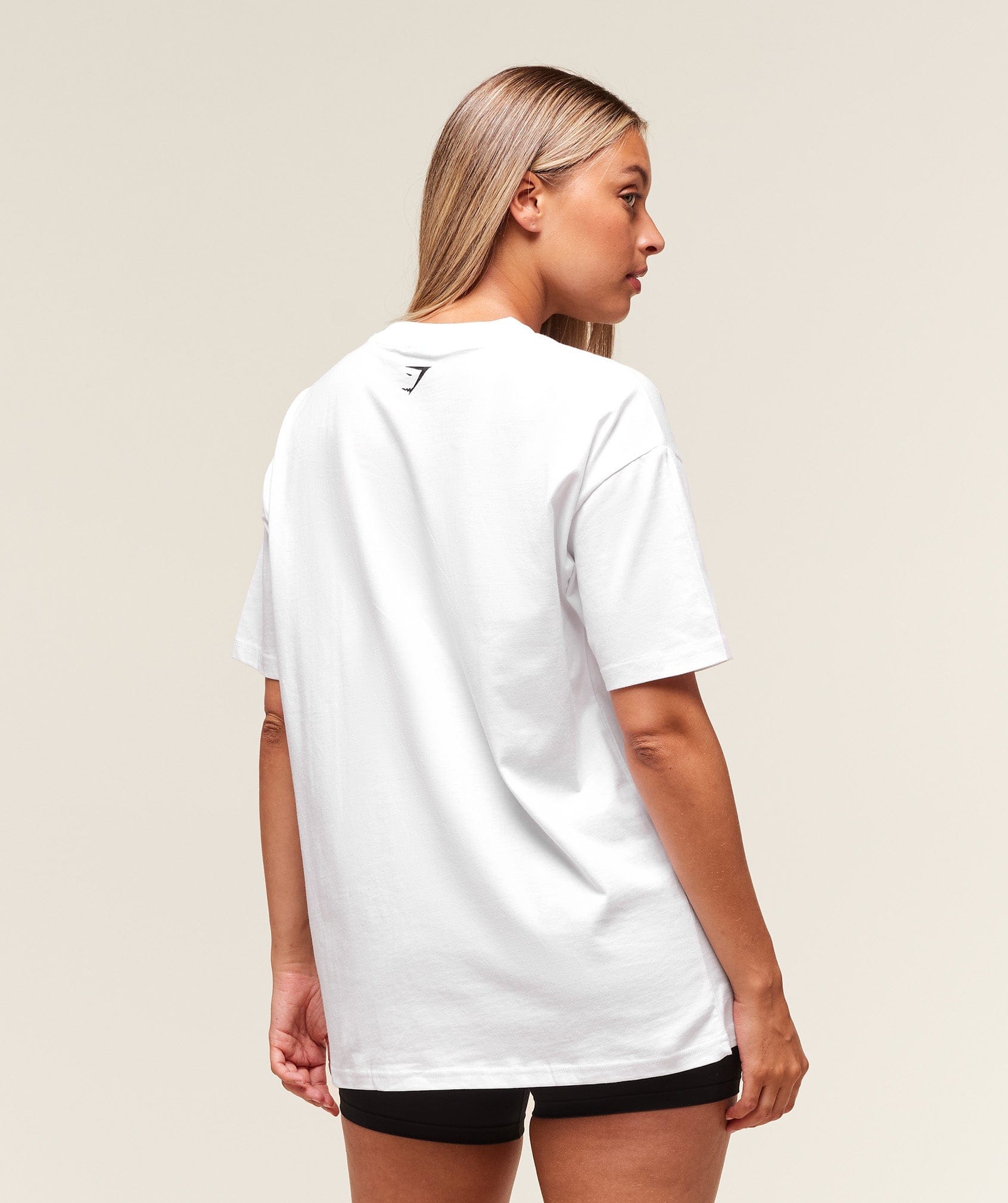 Gymshark Block Oversized T-Shirt - White
