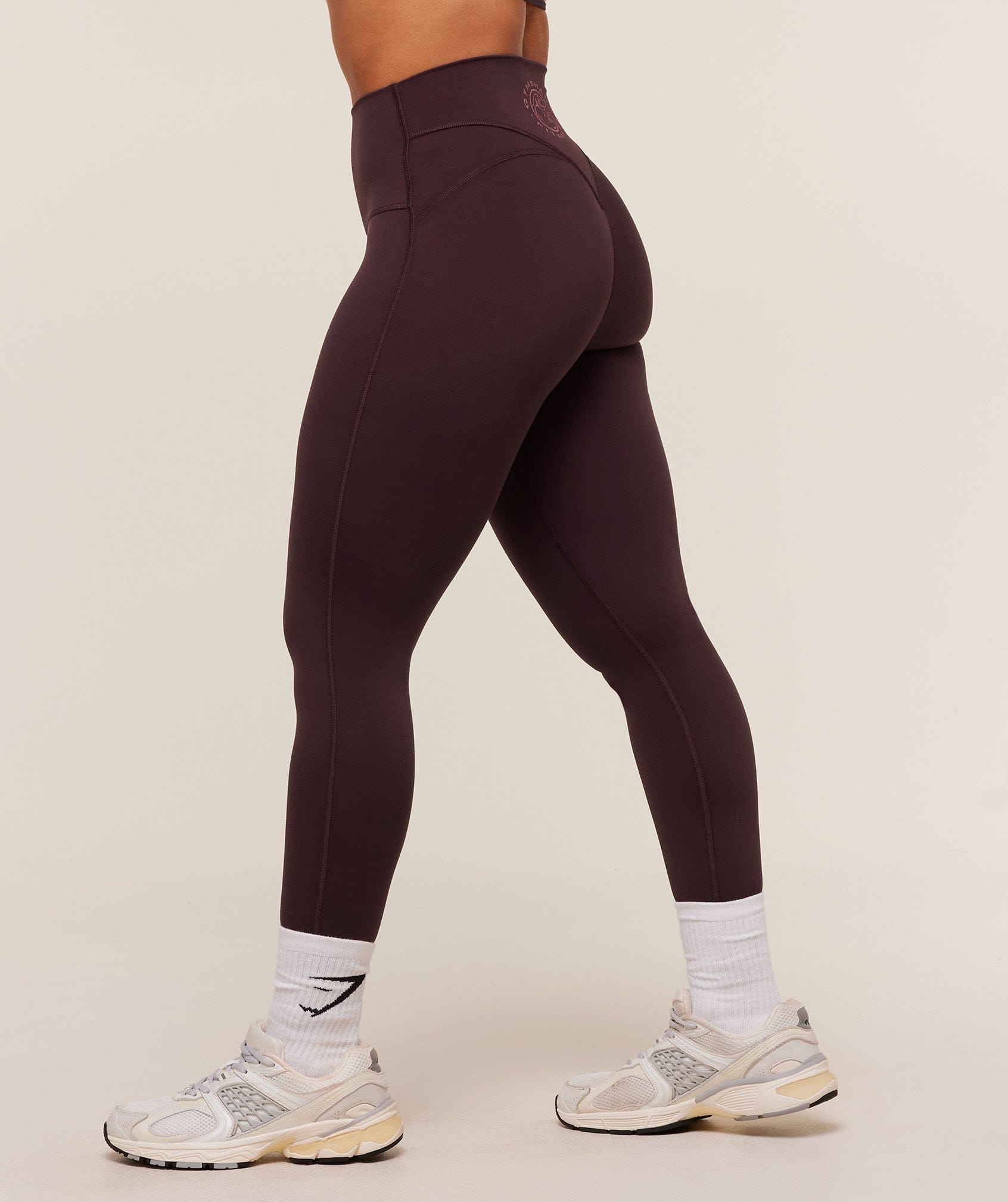 Gymshark Legacy Logo Leggings - Cherry Purple