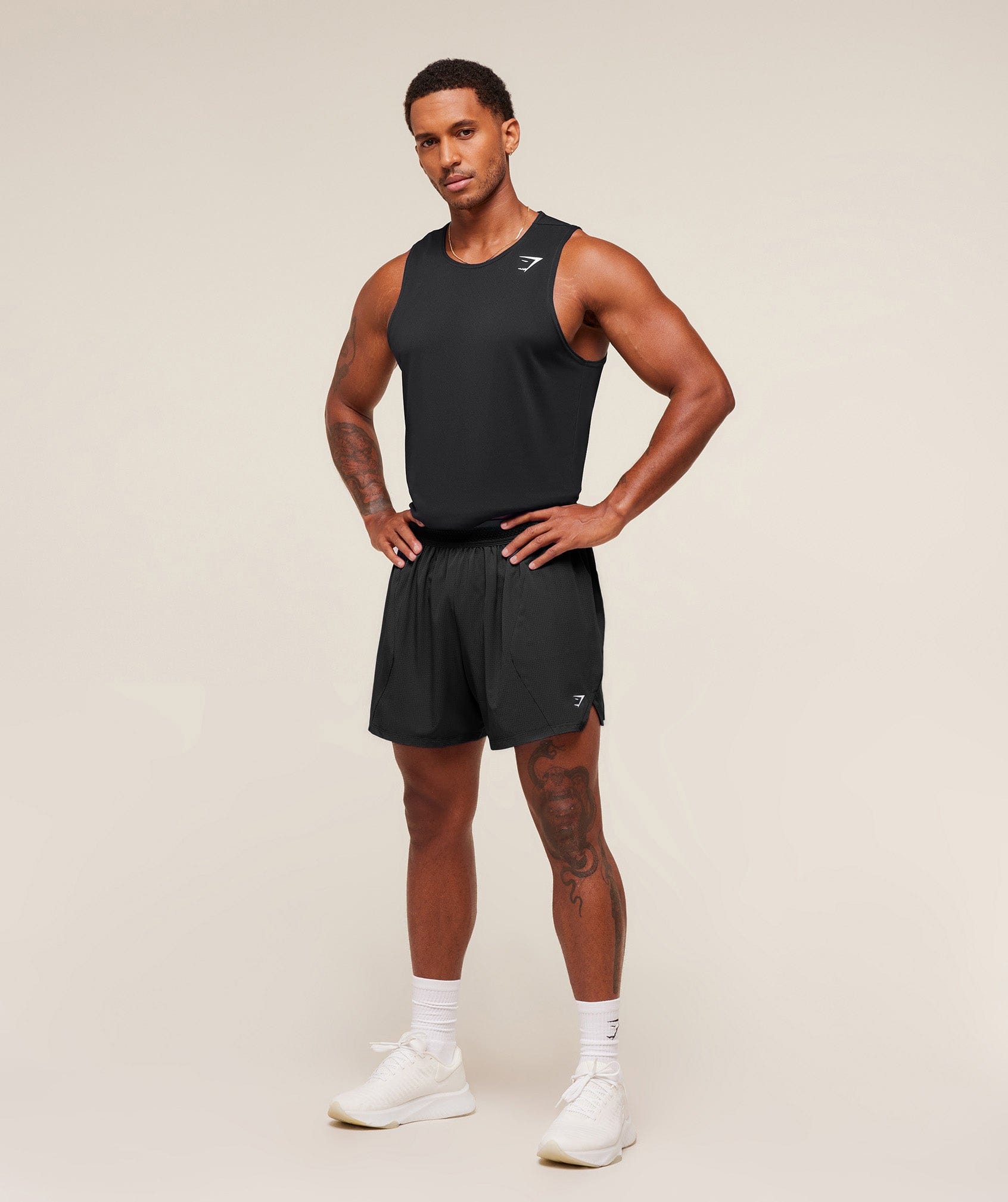 Gymshark Running 5" Shorts - Black