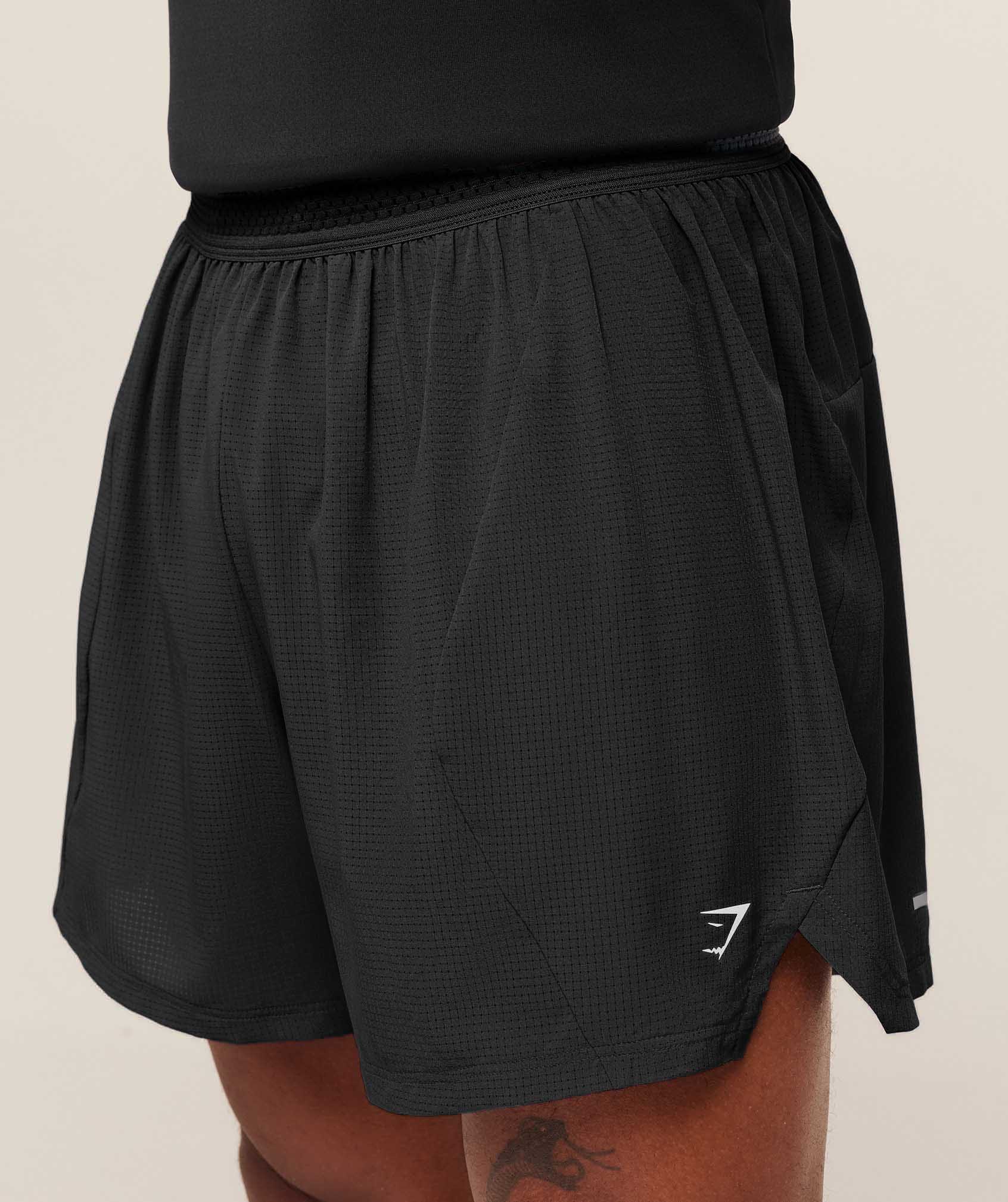 Gymshark Running 5" Shorts - Black