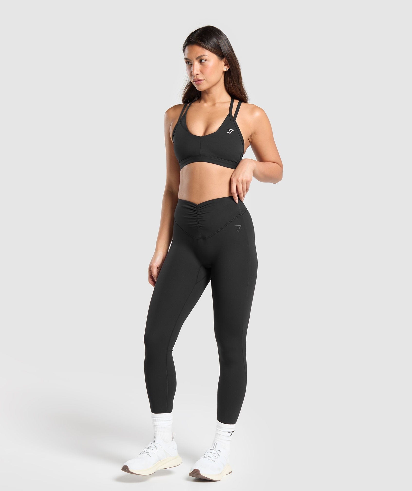 Gymshark Double Up Sports Bra - Black