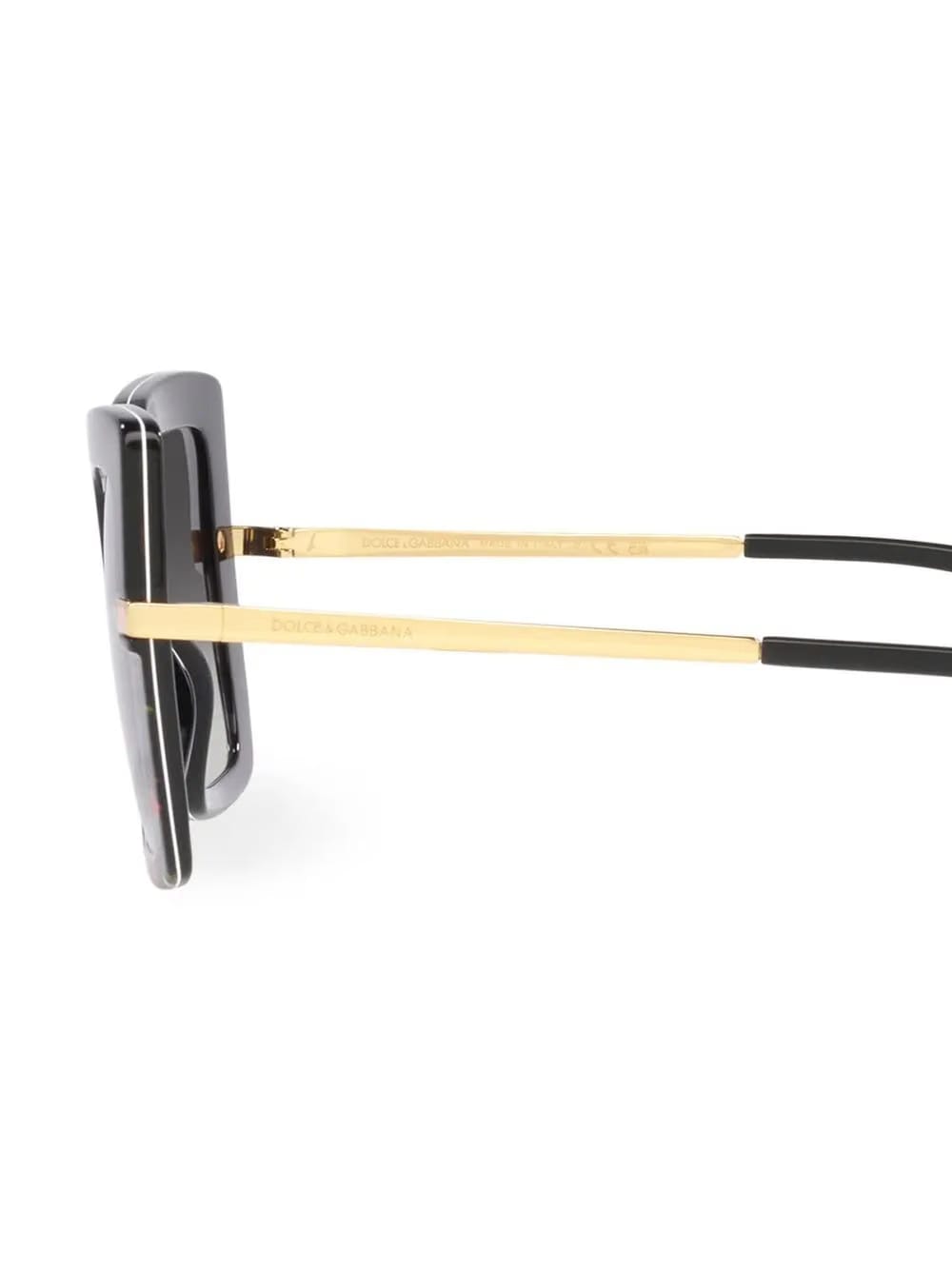 tortoiseshell-frame logo sunglasses