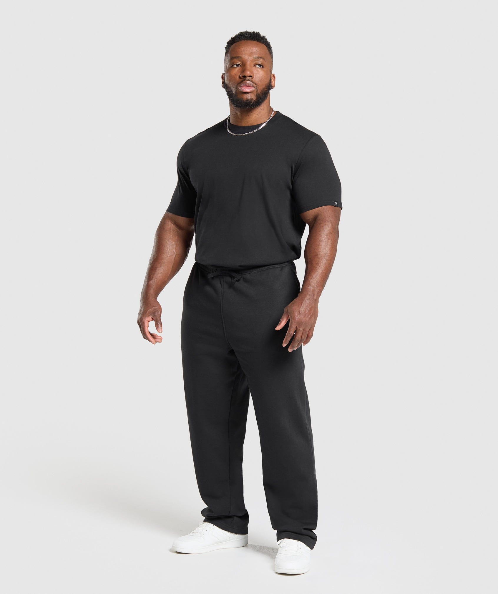 Gymshark T-Shirt 2 Pack - Black/Light Grey Marl