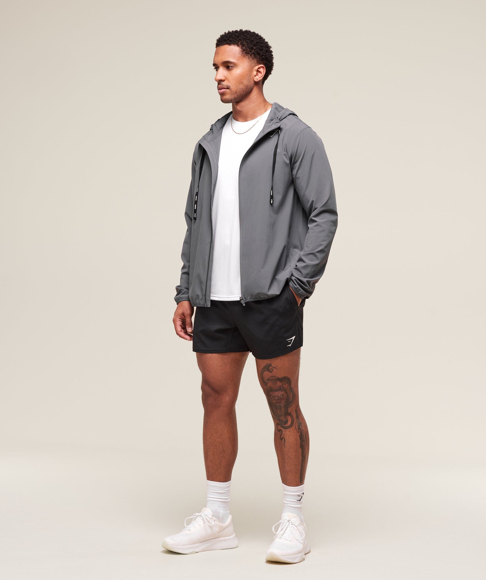 Gymshark Arrival Track Jacket - Silhouette Grey