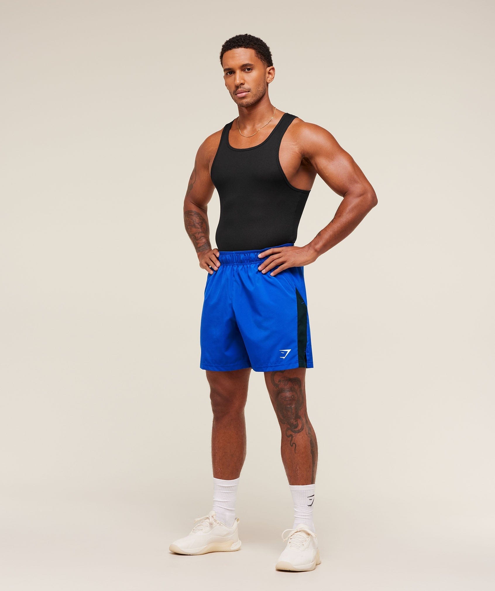 Gymshark Sport 7" Shorts - Athletic Blue/Black