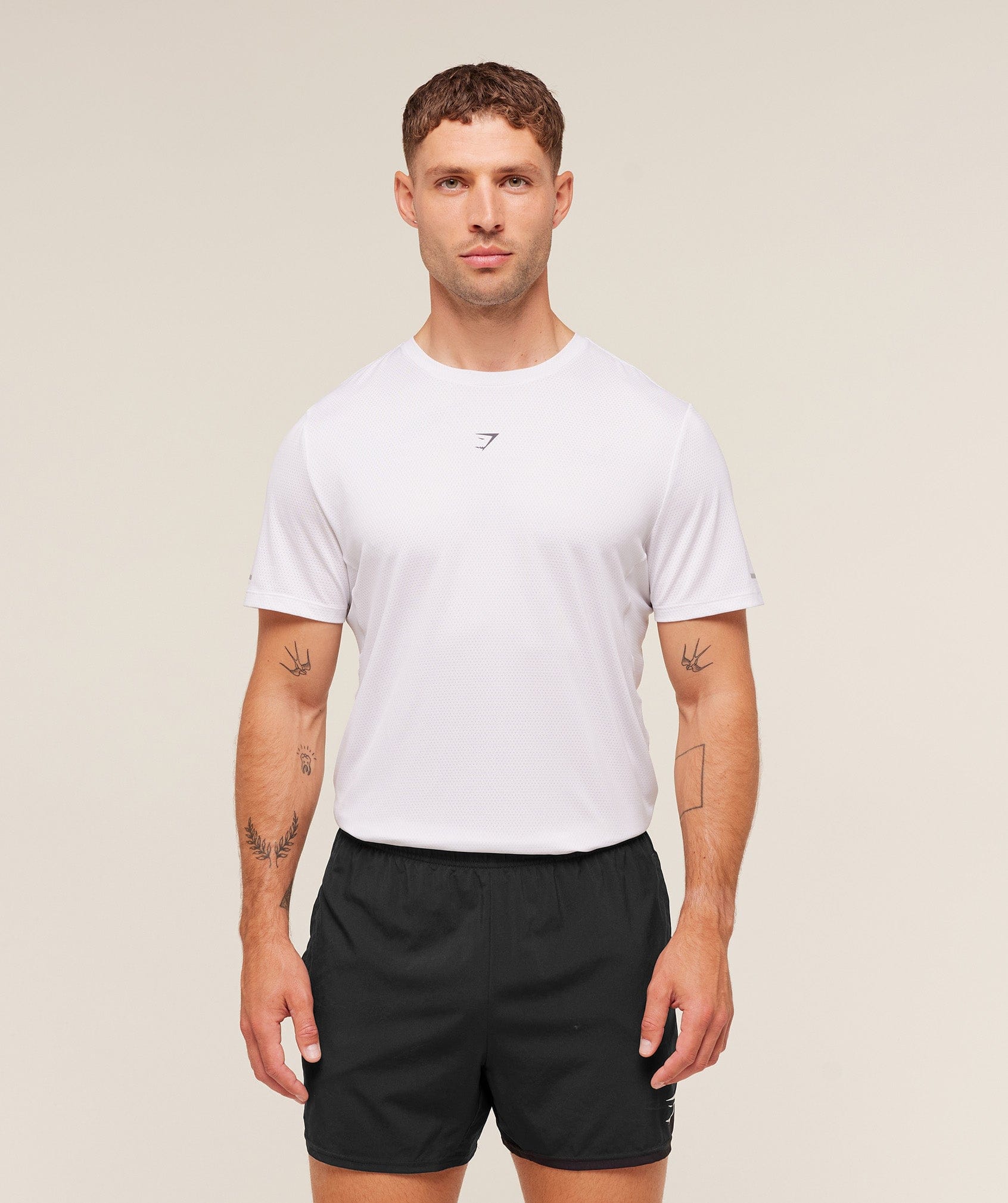 Gymshark Running T-Shirt - White