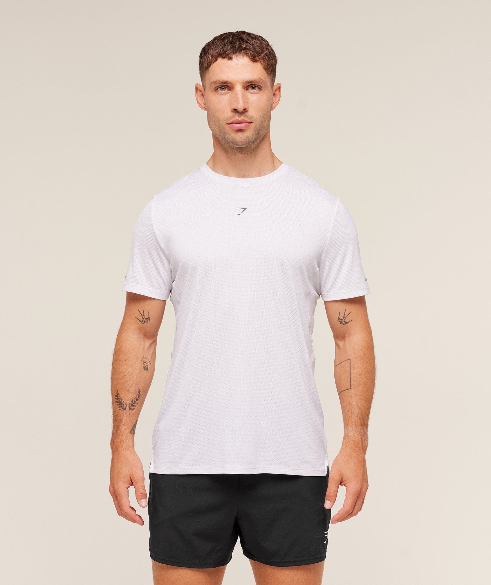 Gymshark Running T-Shirt - White